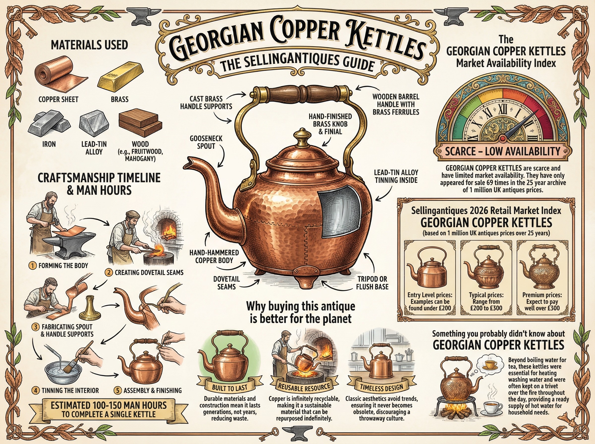Georgian Copper Kettles Guide Infographic