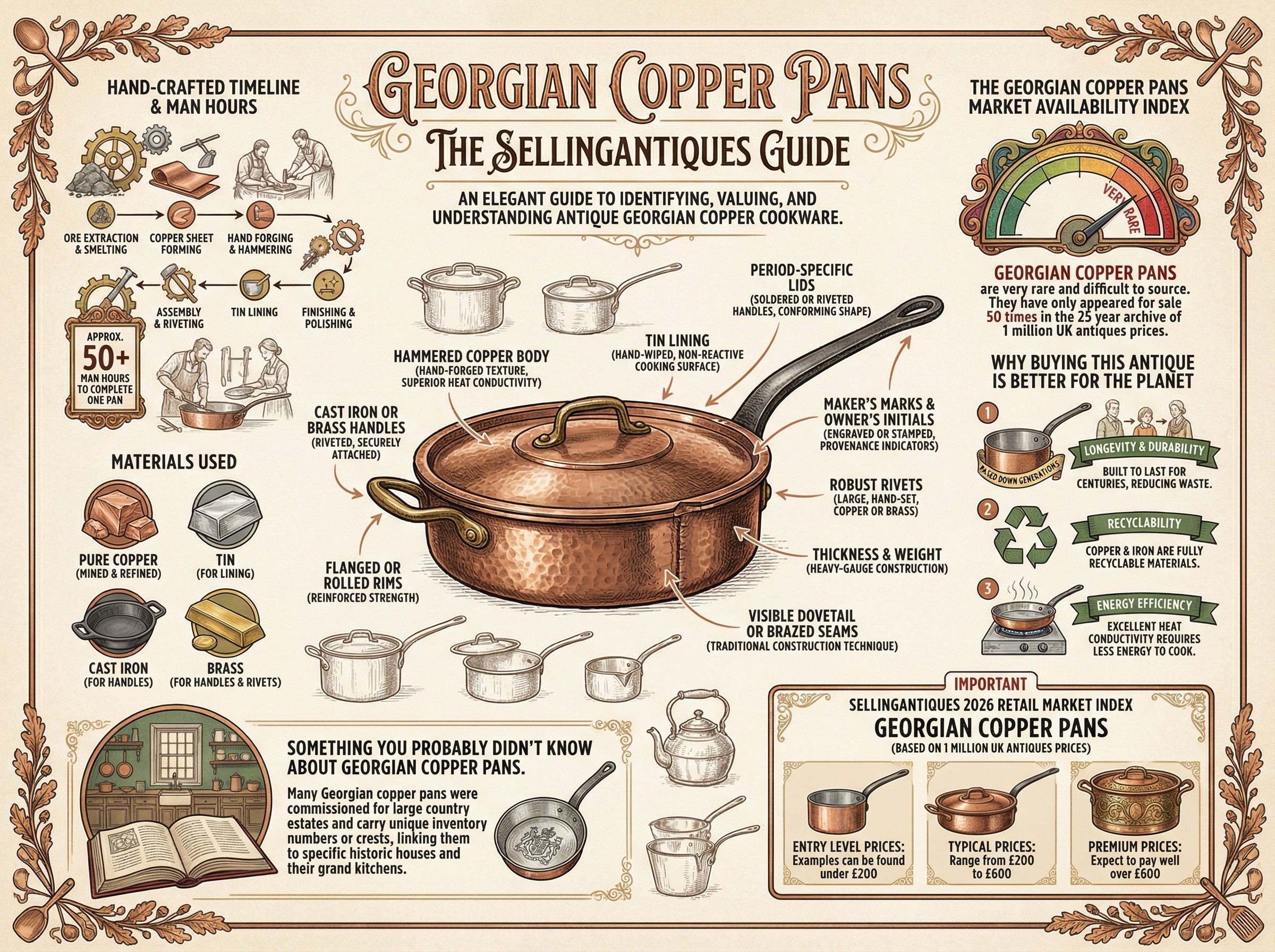 Georgian Copper Pans Guide Infographic
