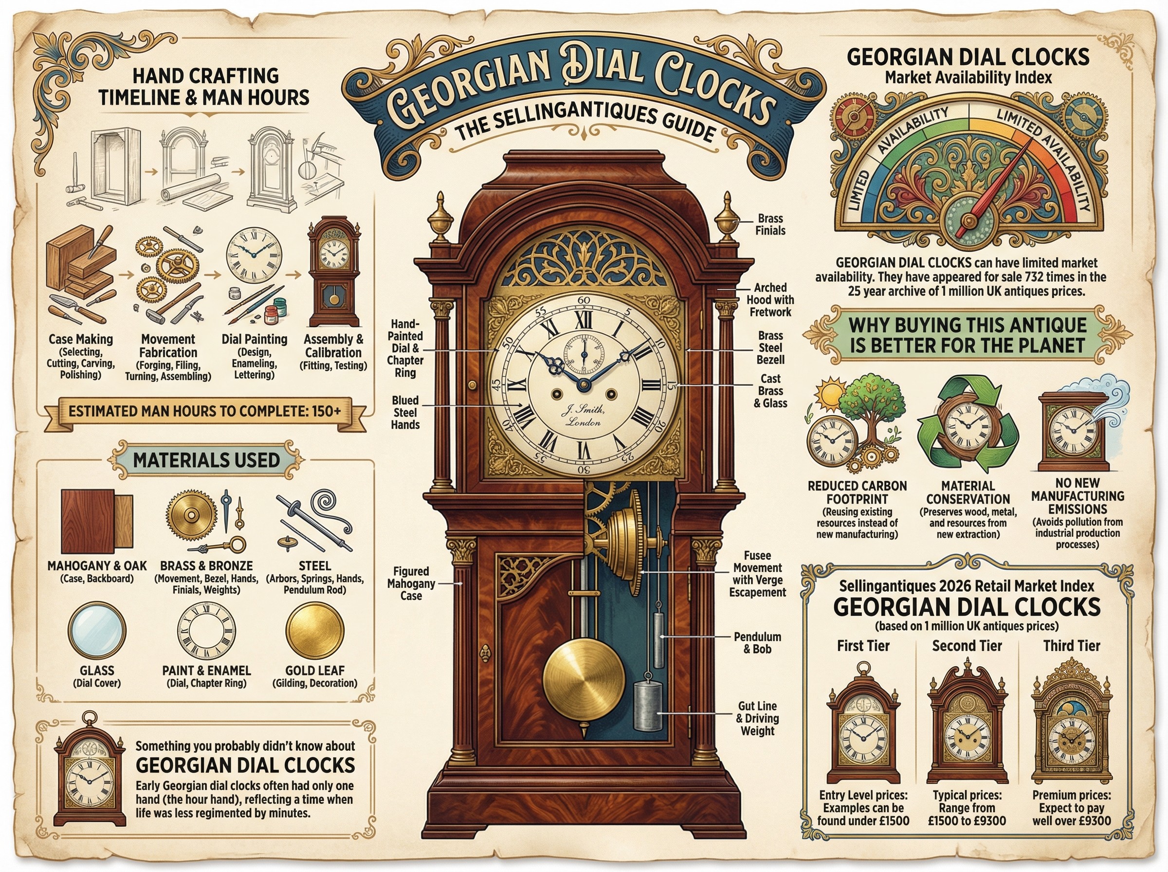 The Sellingantiques Guide to Georgian Dial Clocks