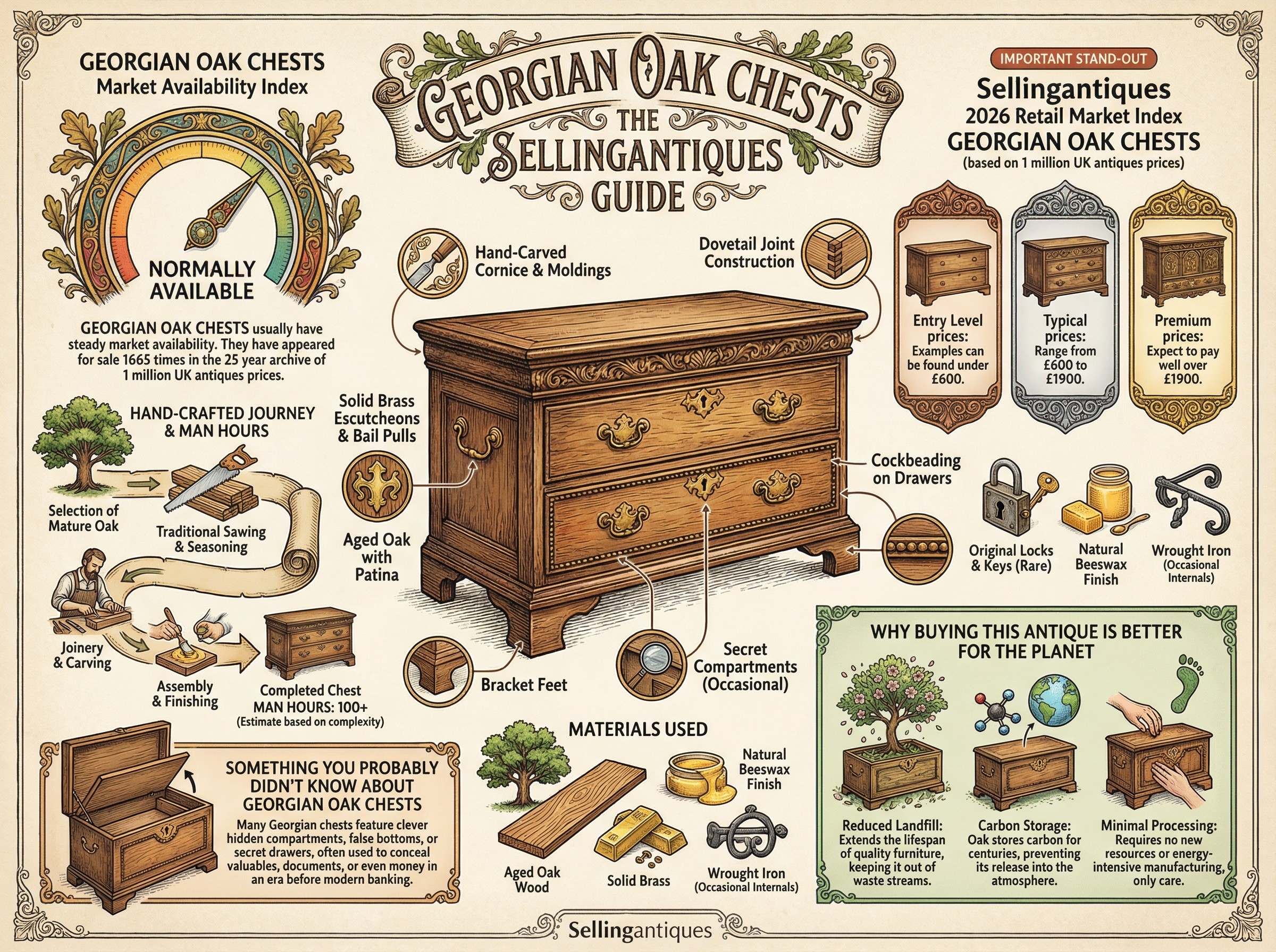 The Sellingantiques Guide to Georgian Oak Chests