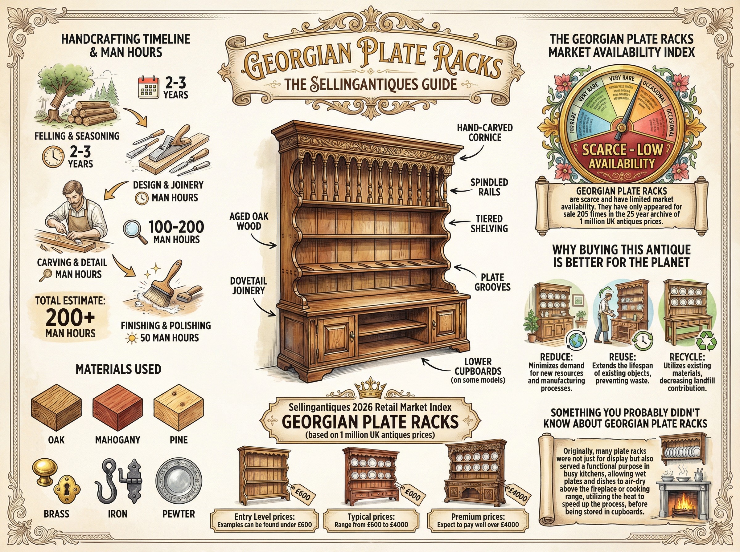 Georgian Plate Racks Guide Infographic