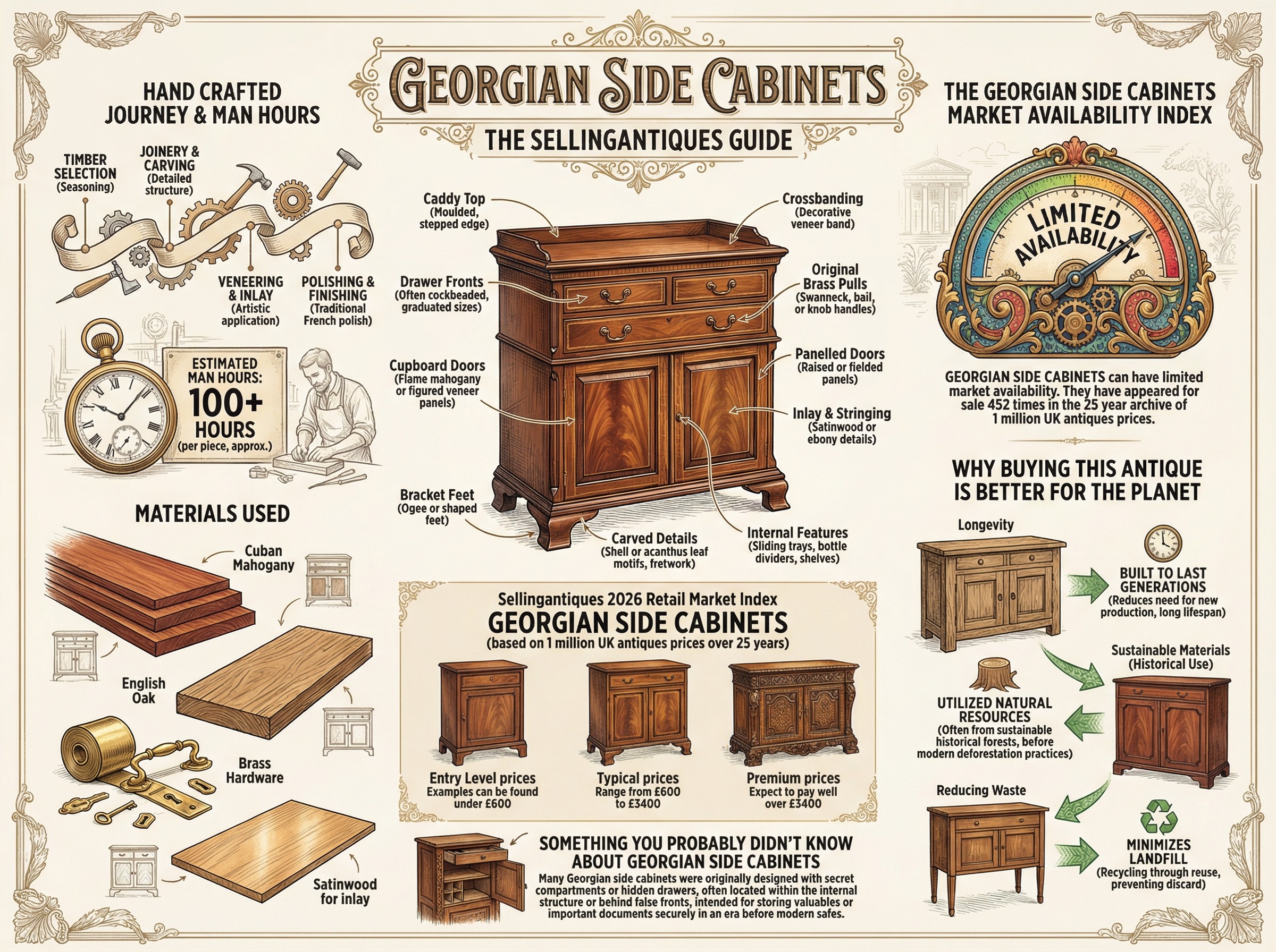 Georgian Side Cabinets Guide Infographic