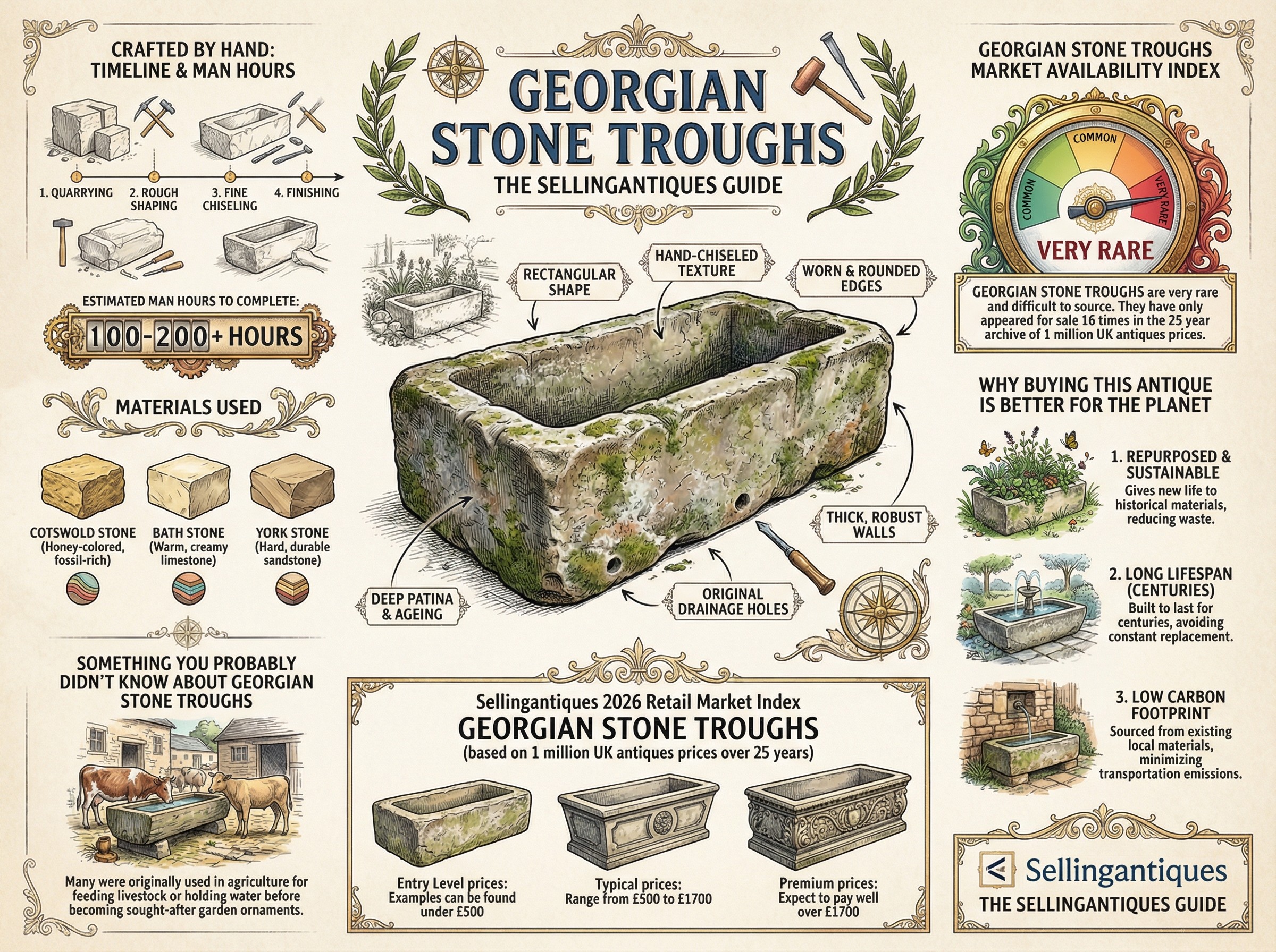 Georgian Stone Troughs Guide Infographic