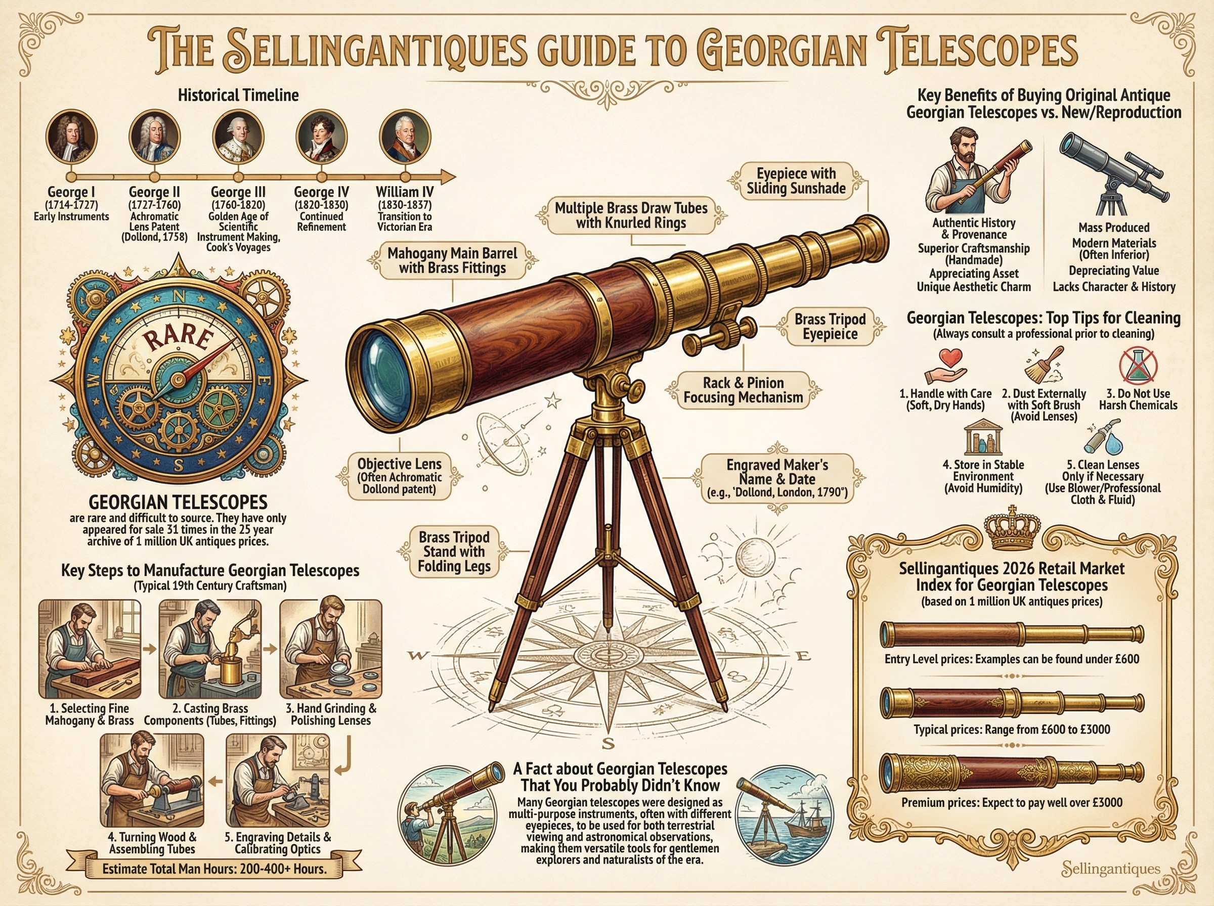 Georgian Telescopes Guide Infographic