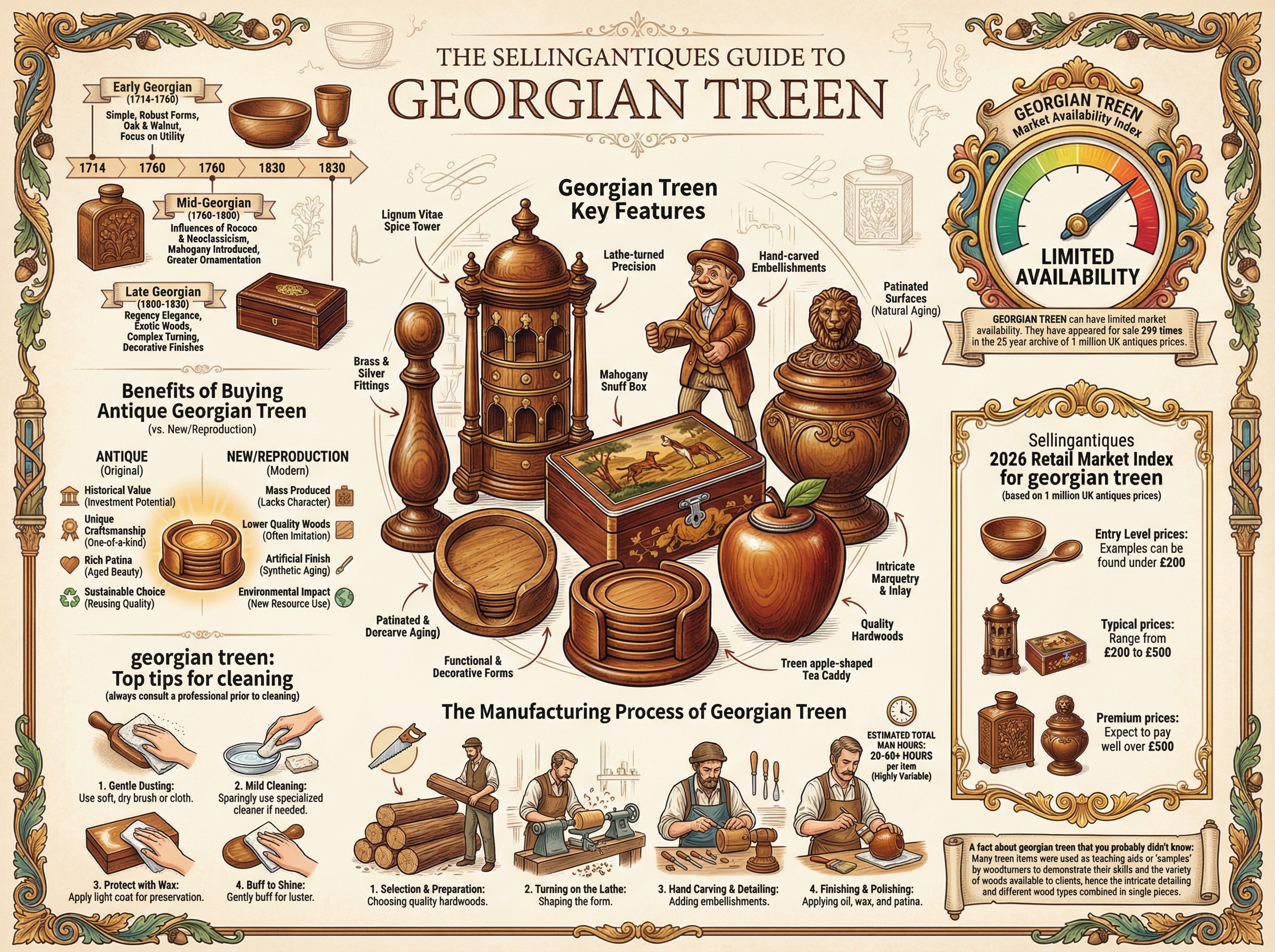 Georgian Treen Guide Infographic