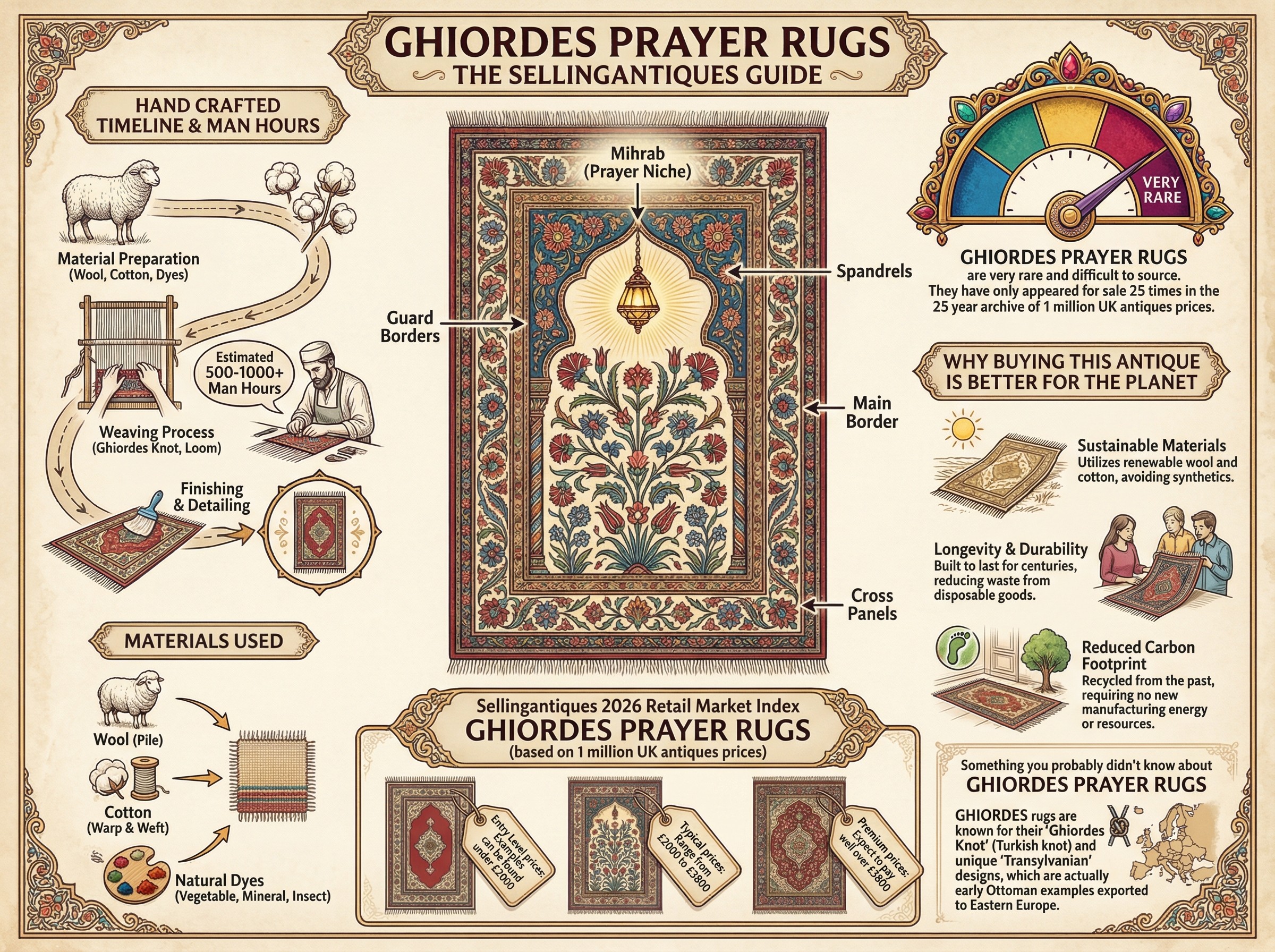Ghiordes Prayer Rugs Guide Infographic