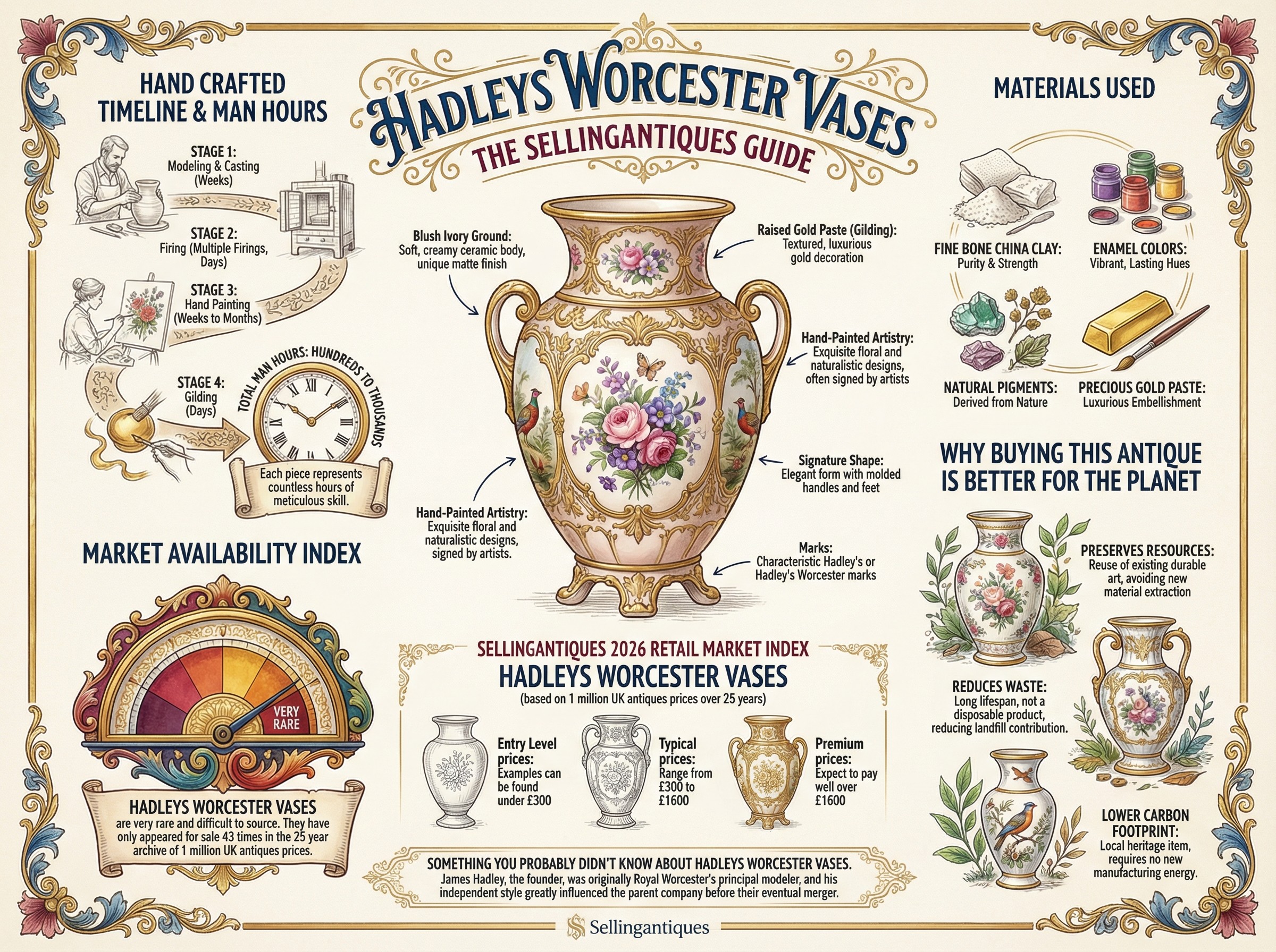 Hadleys Worcester Vases Guide Infographic
