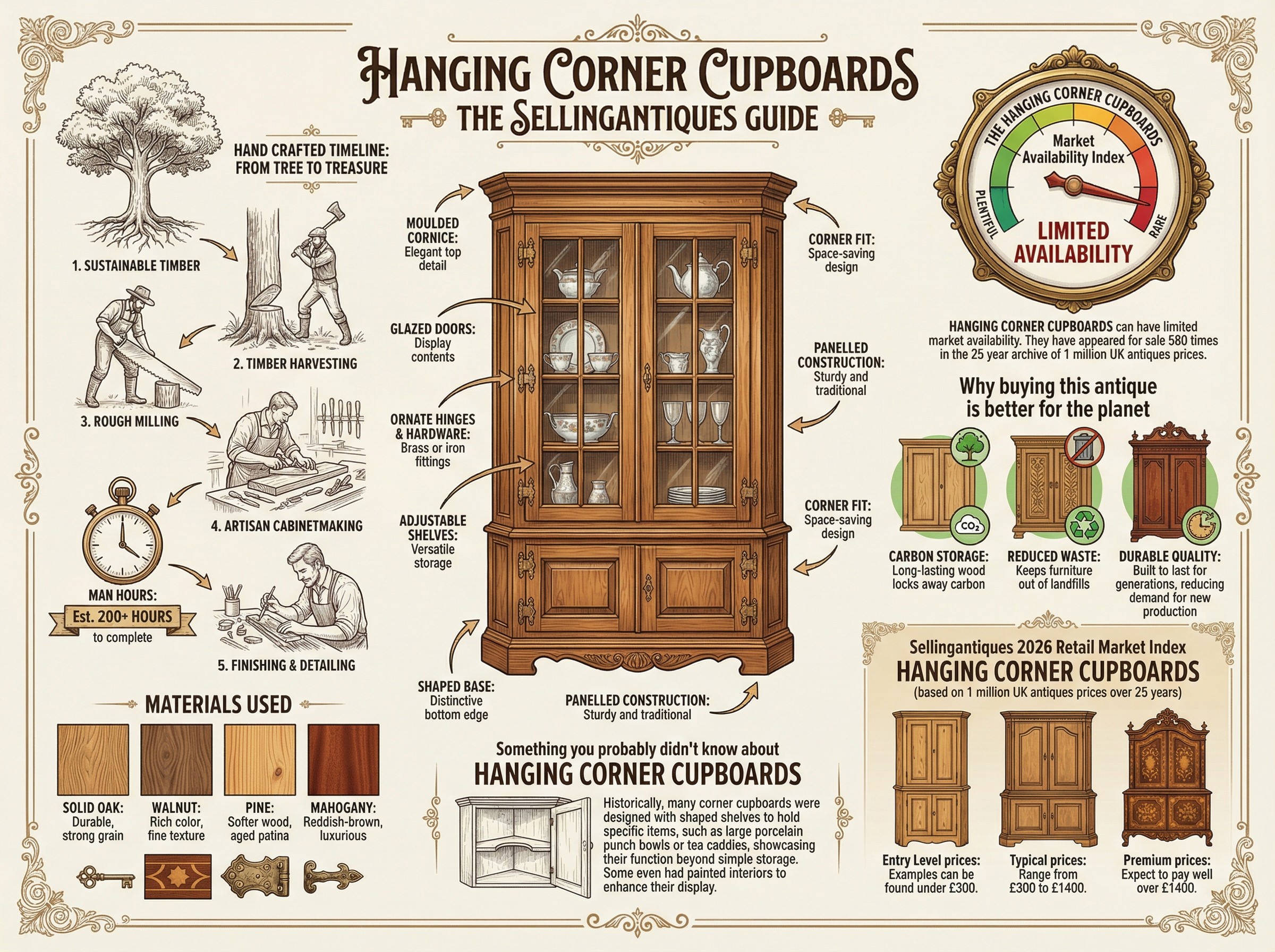 Hanging Corner Cupboards Guide Infographic