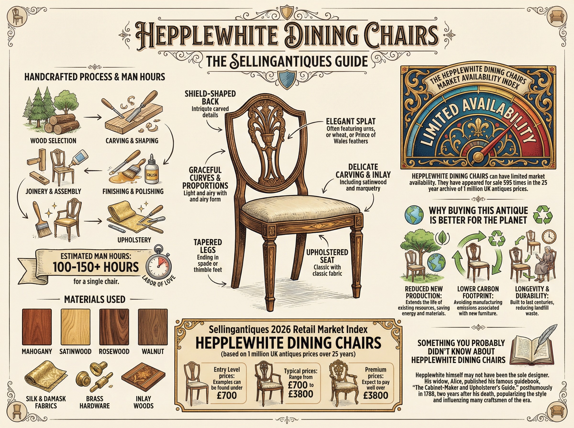 Hepplewhite Dining Chairs Guide Infographic