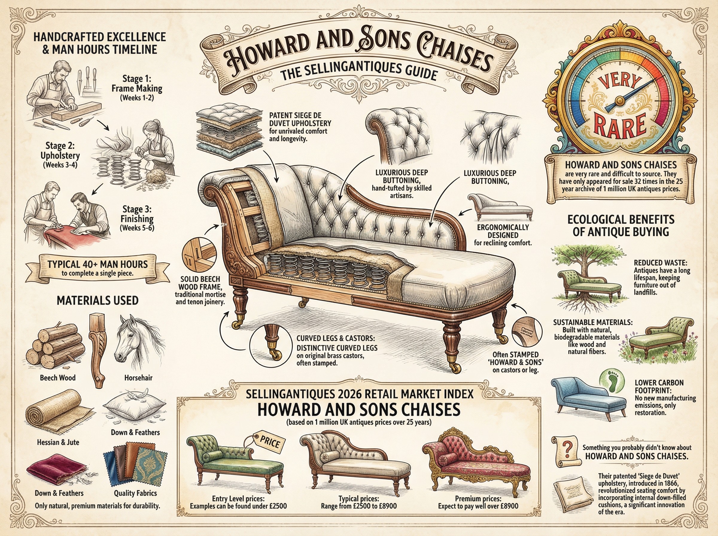 Howard And Sons Chaises Guide Infographic