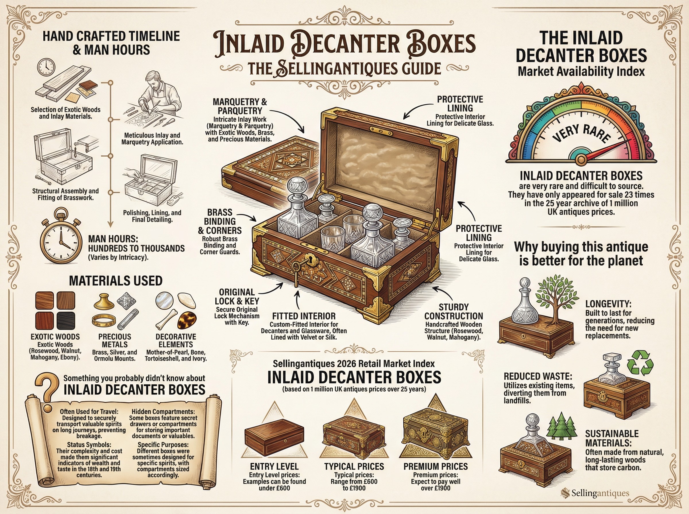 Inlaid Decanter Boxes Guide Infographic
