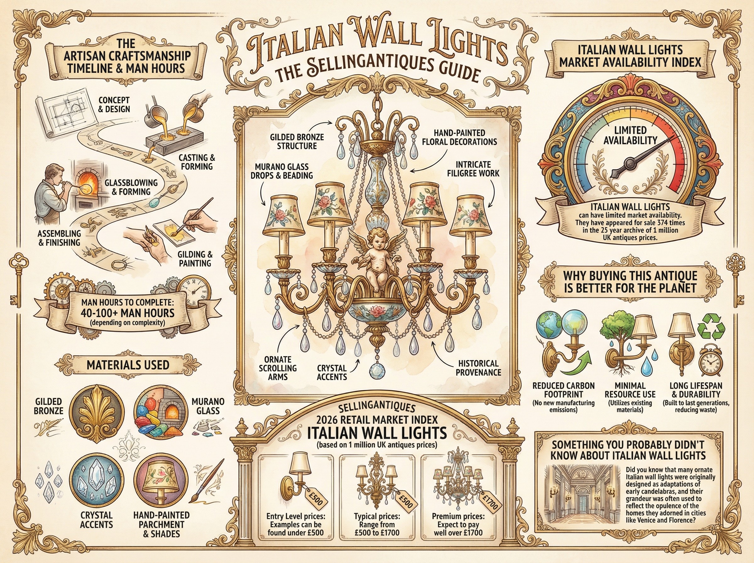 Italian Wall Lights Guide Infographic
