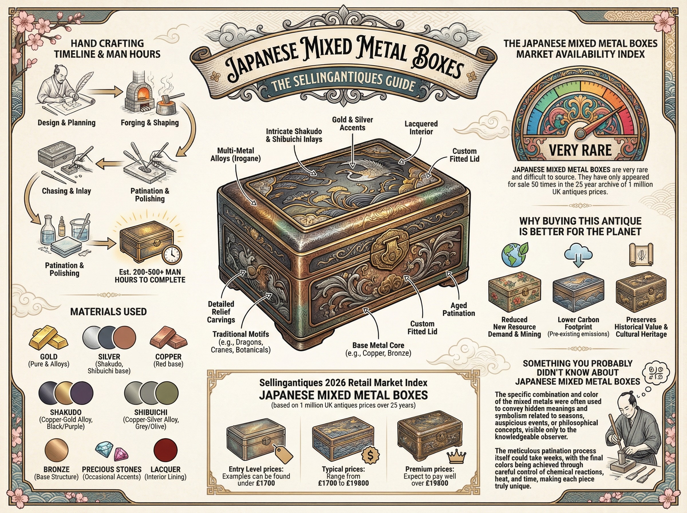 Japanese Mixed Metal Boxes Guide Infographic