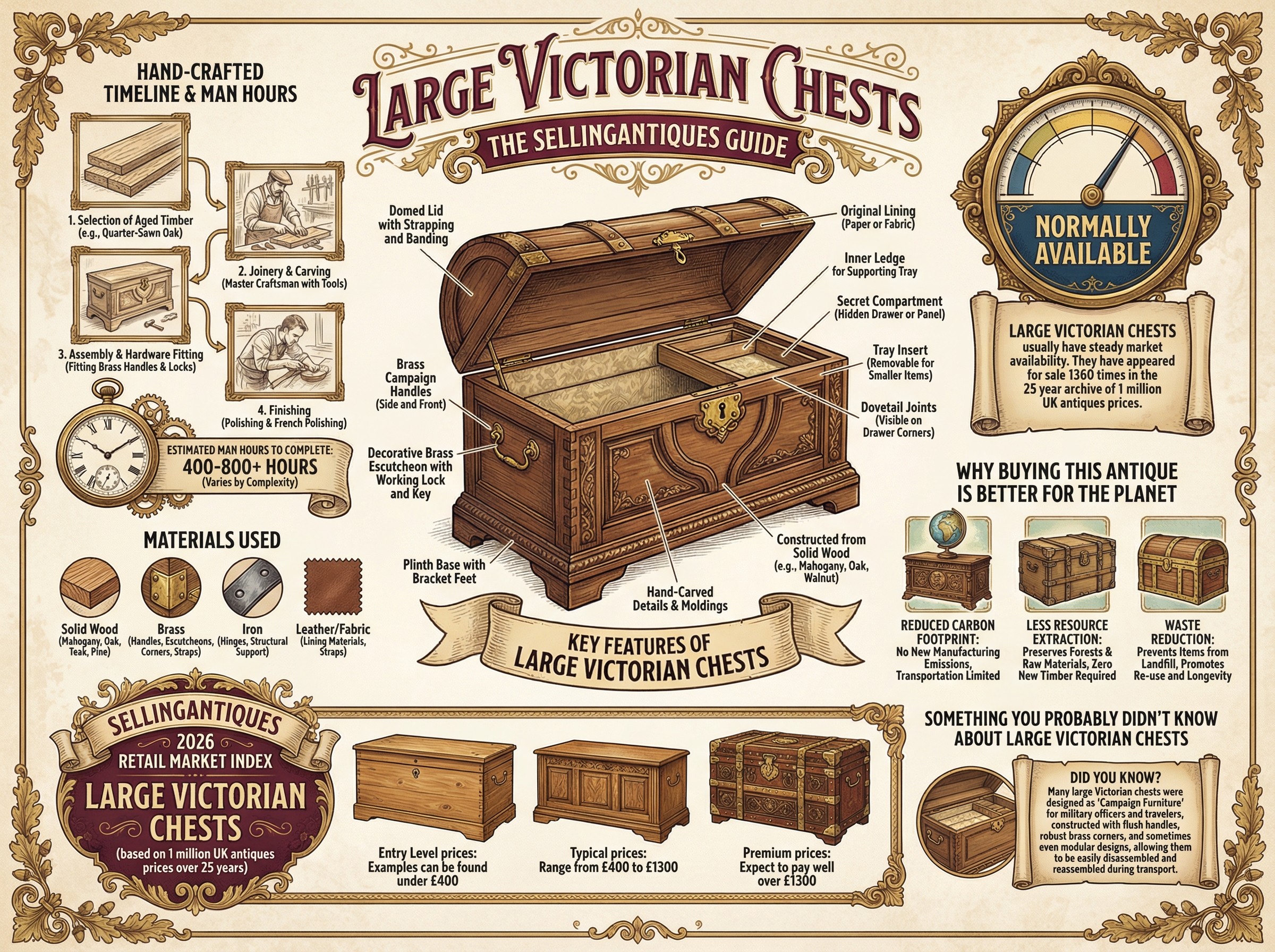 Large Victorian Chests Guide Infographic
