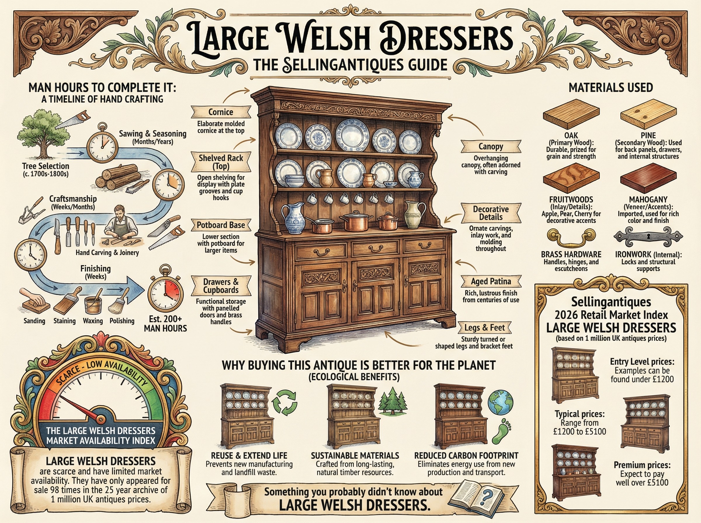 Large Welsh Dressers Guide Infographic