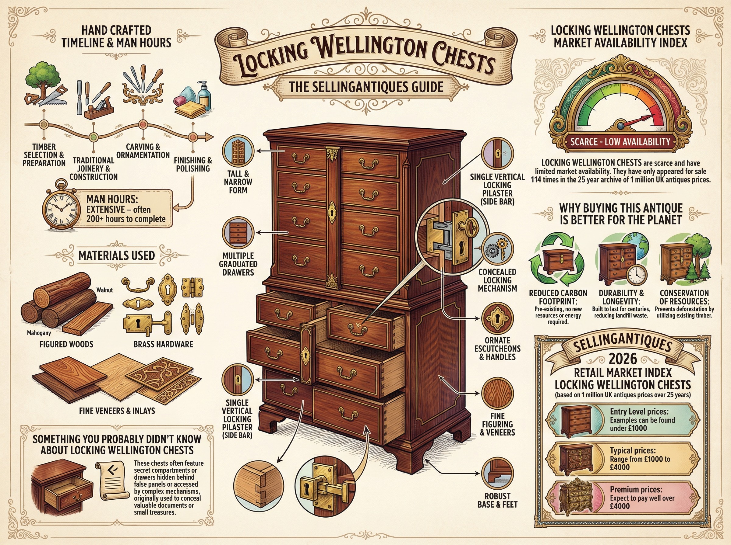 Locking Wellington Chests Guide Infographic