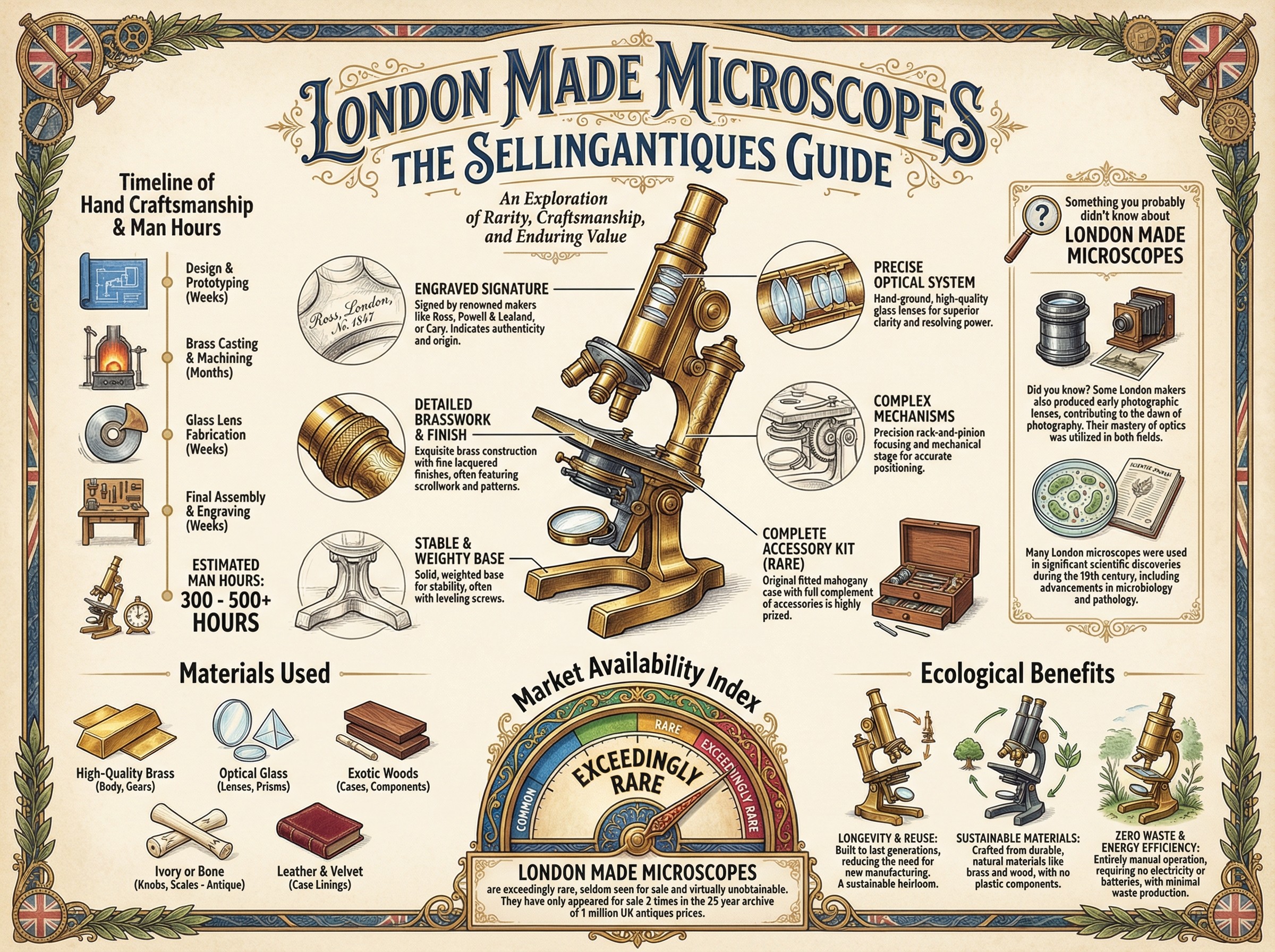 London Made Microscopes Guide Infographic