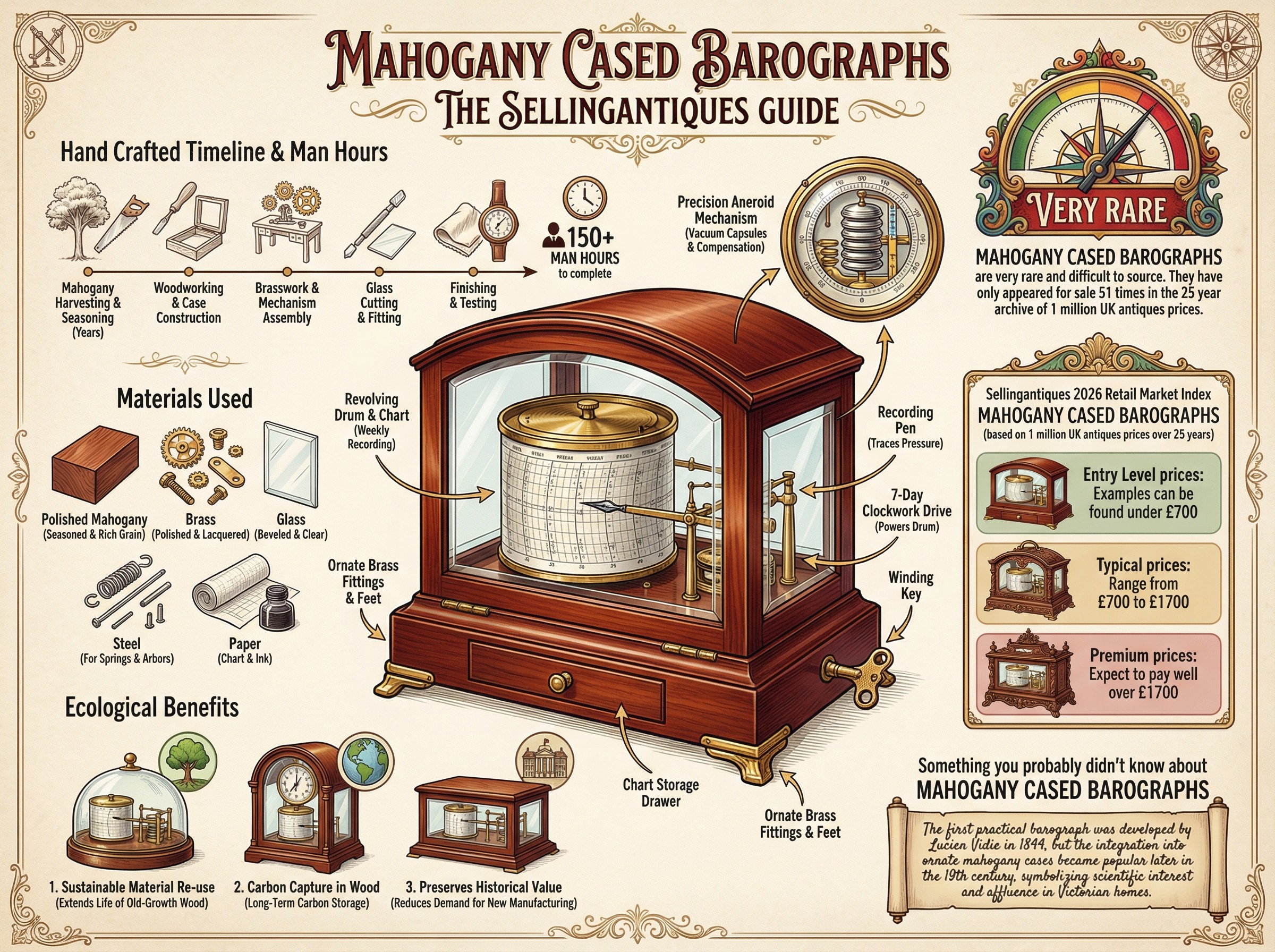 The Sellingantiques Guide to Mahogany Cased Barographs