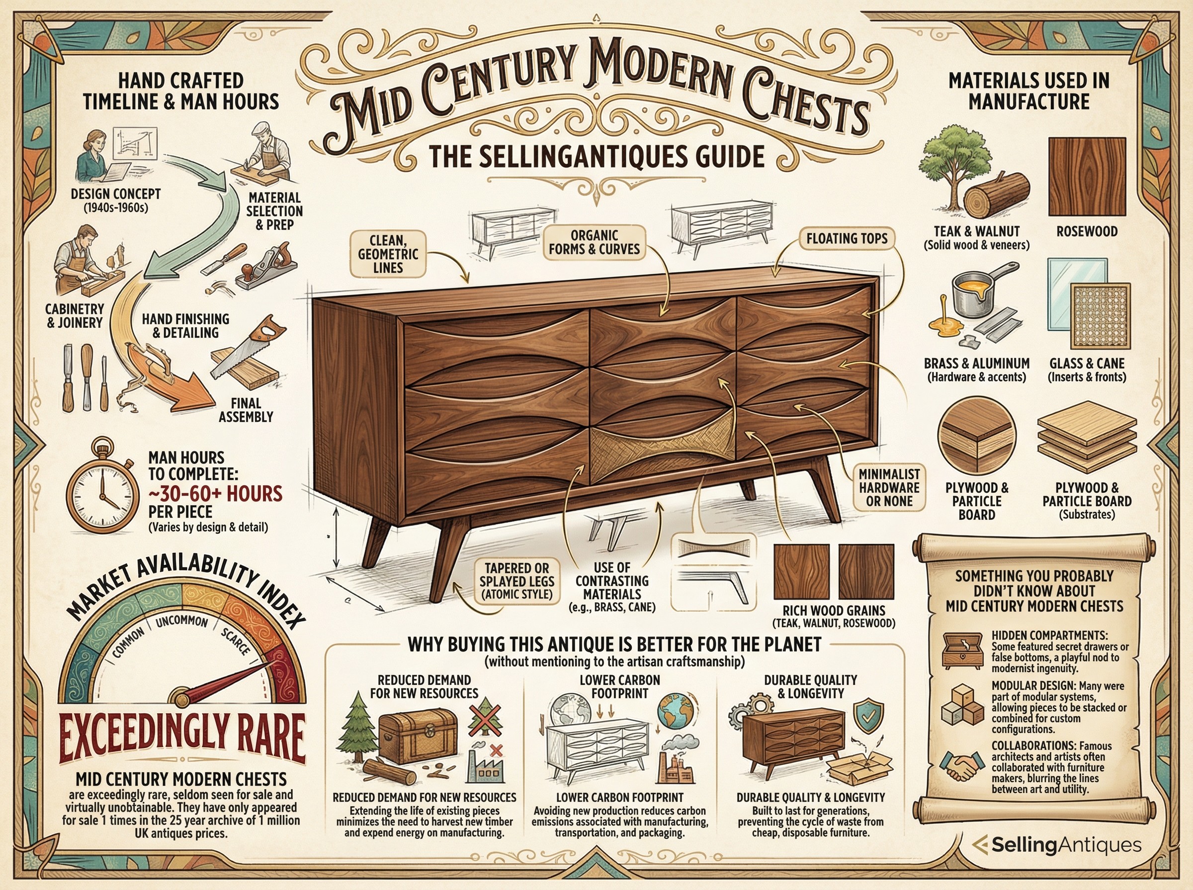 The Sellingantiques Guide to Mid Century Modern Chests