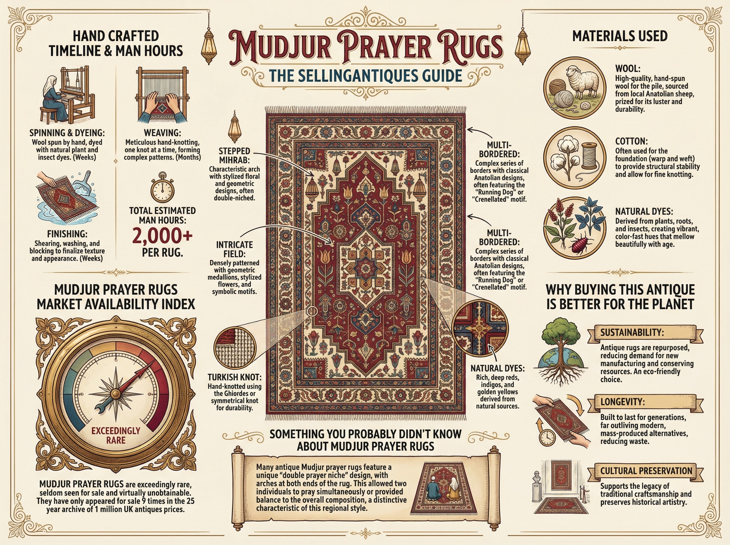 Mudjur Prayer Rugs Guide Infographic