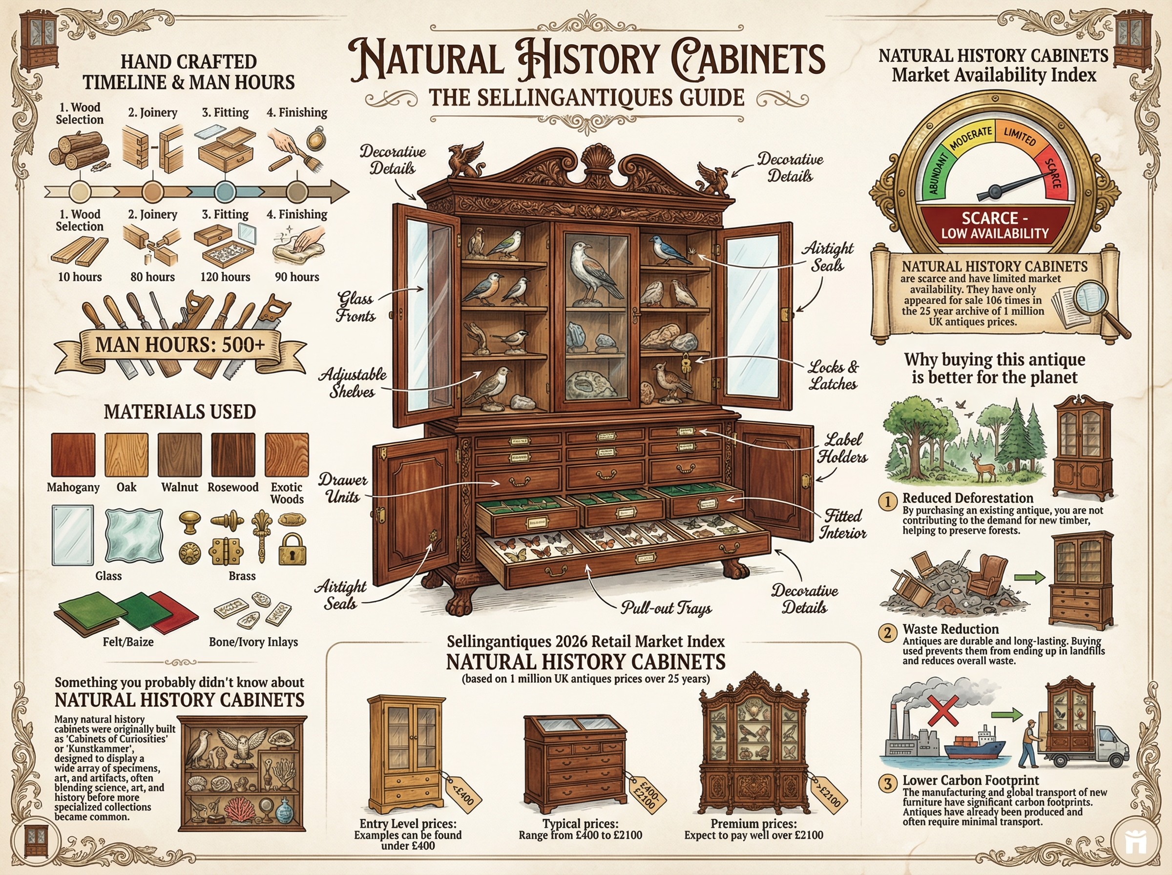 Natural History Cabinets Guide Infographic