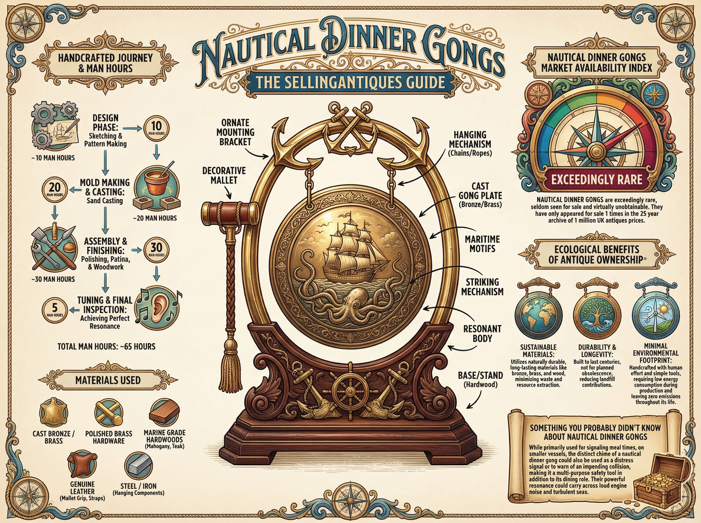 Nautical Dinner Gongs Guide Infographic