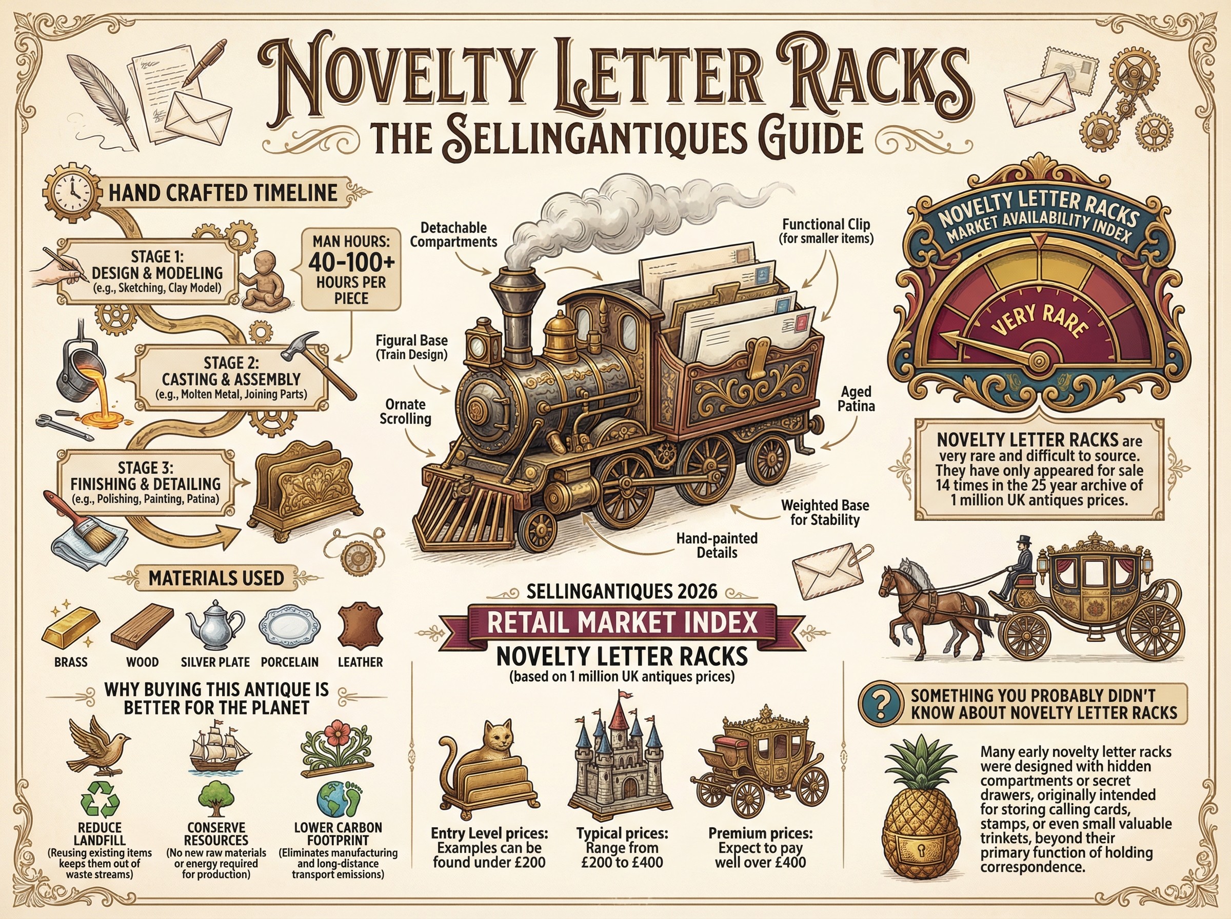 Novelty Letter Racks Guide Infographic
