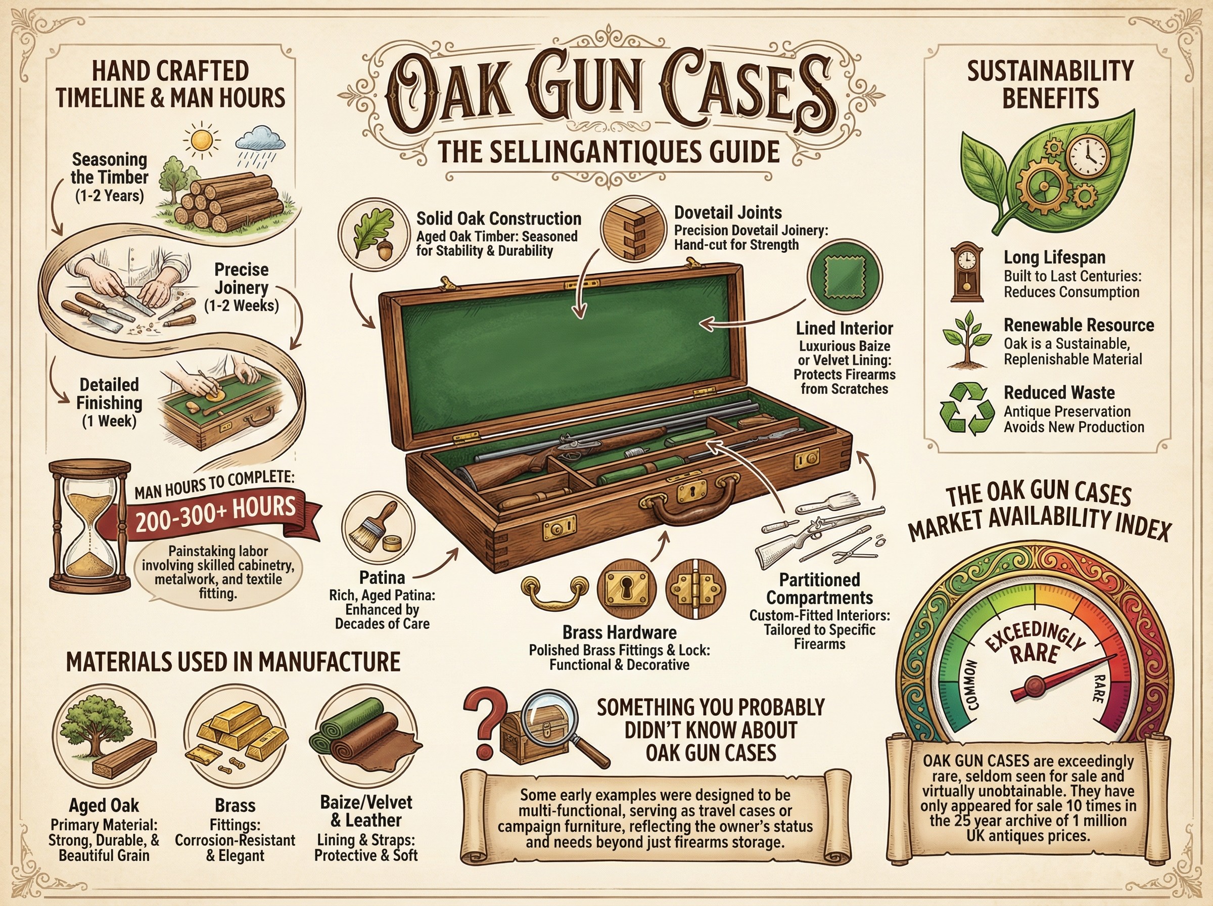 Oak Gun Cases Guide Infographic