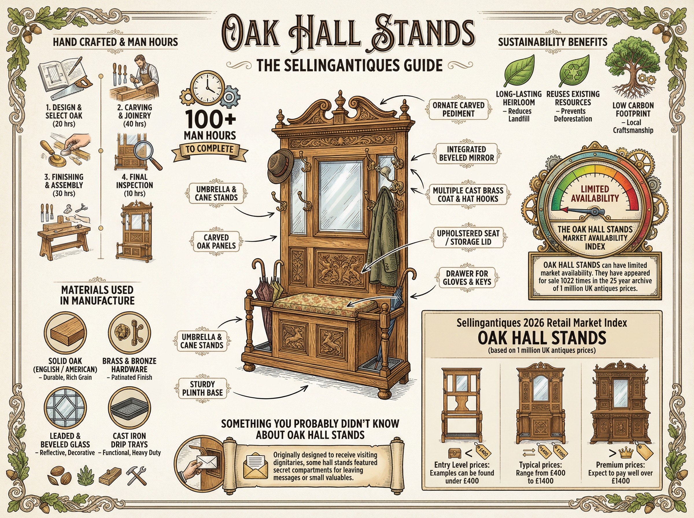 Oak Hall Stands Guide Infographic