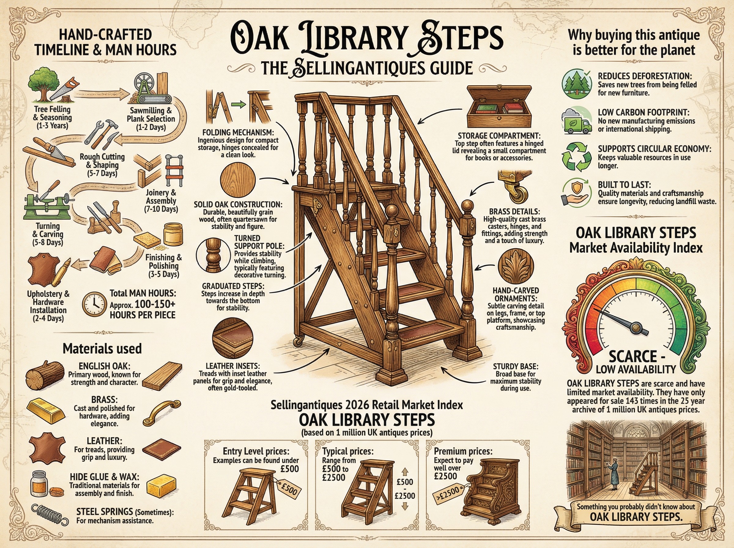 Oak Library Steps Guide Infographic