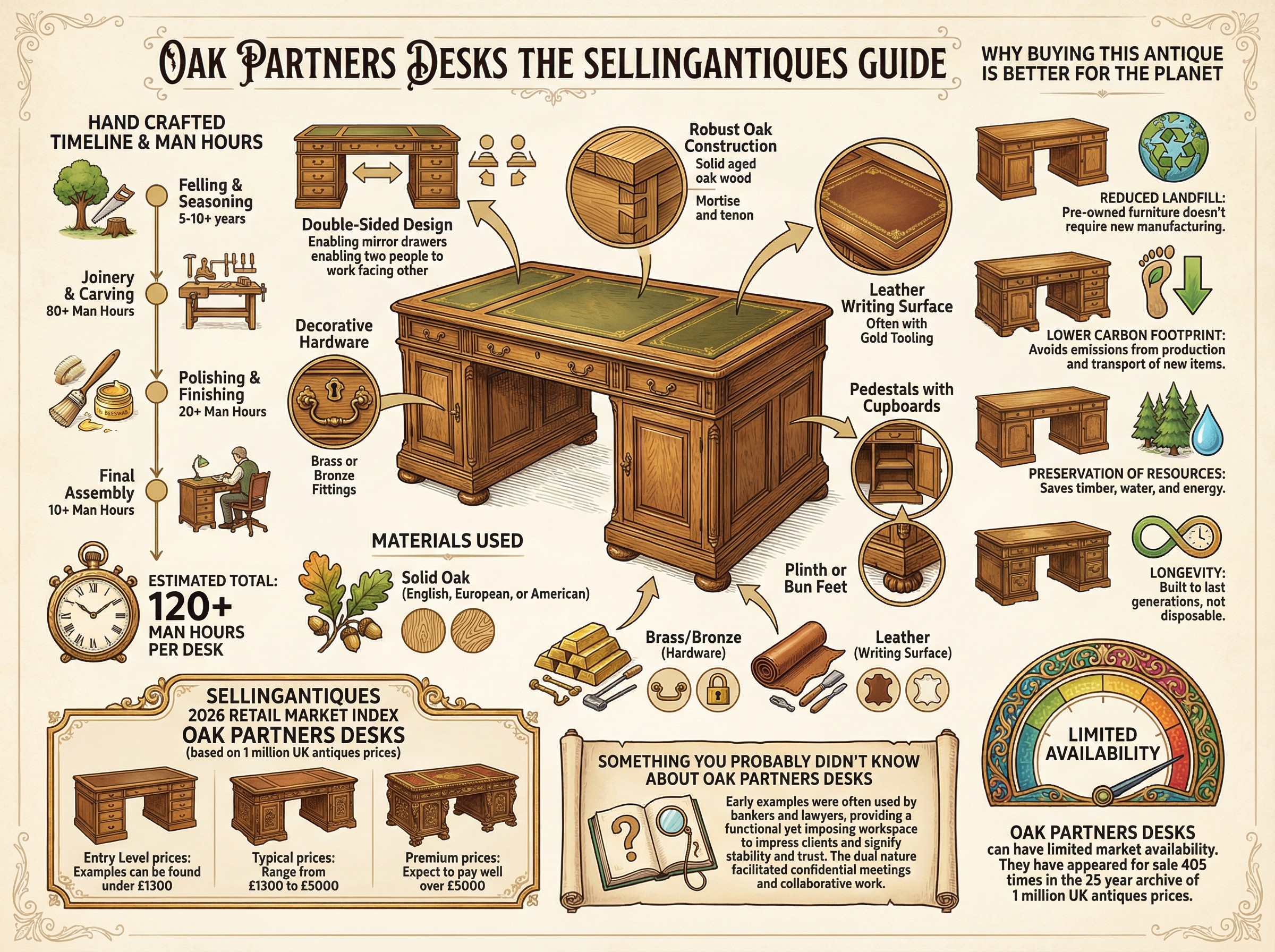Oak Partners Desks Guide Infographic
