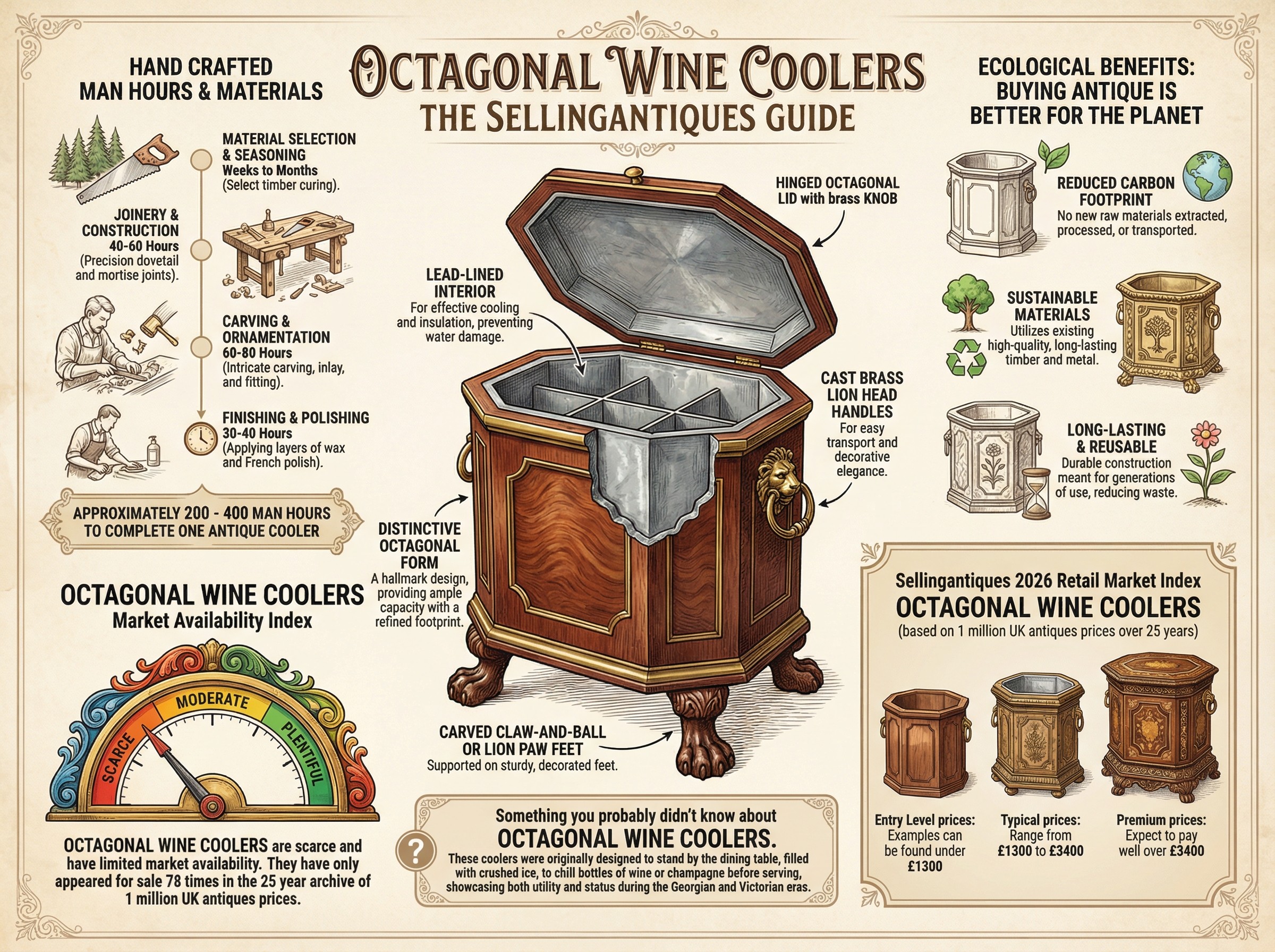 Octagonal Wine Coolers Guide Infographic