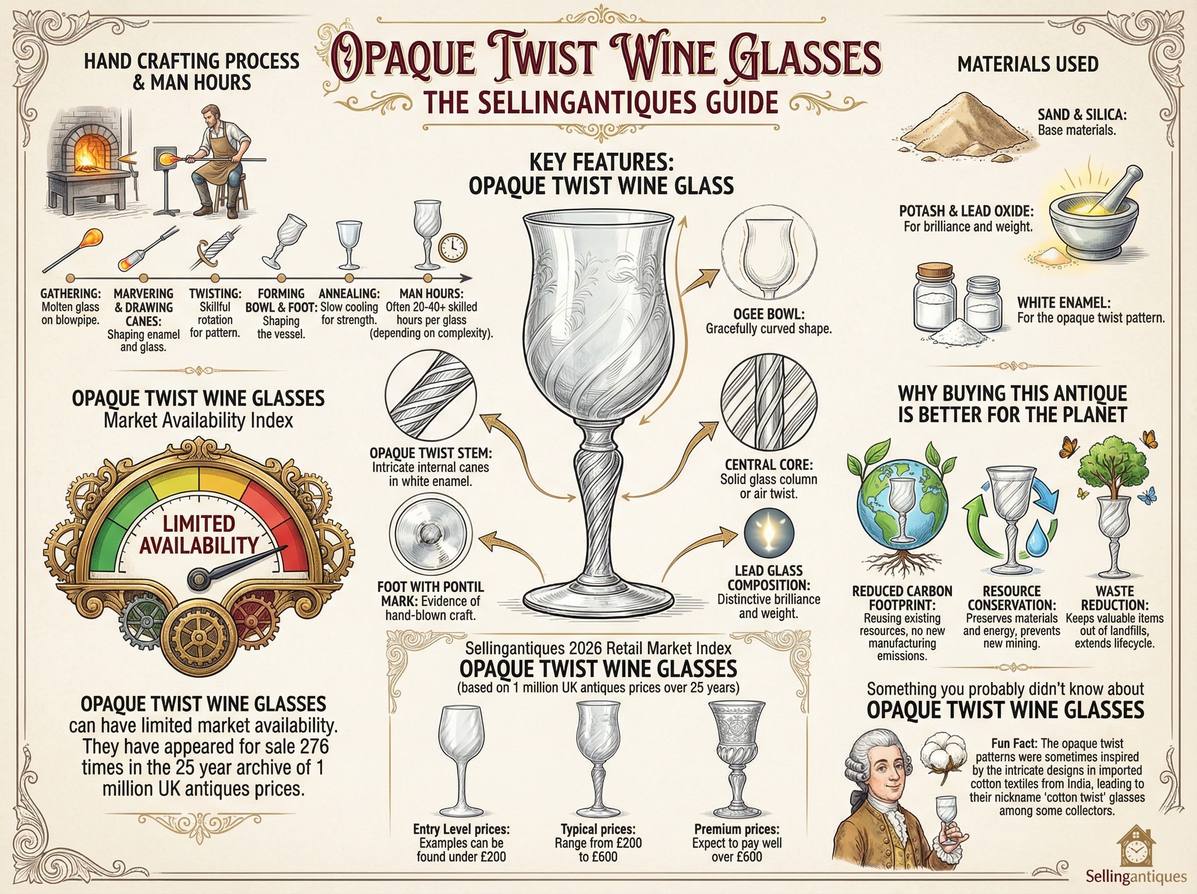 Opaque Twist Wine Glasses Guide Infographic