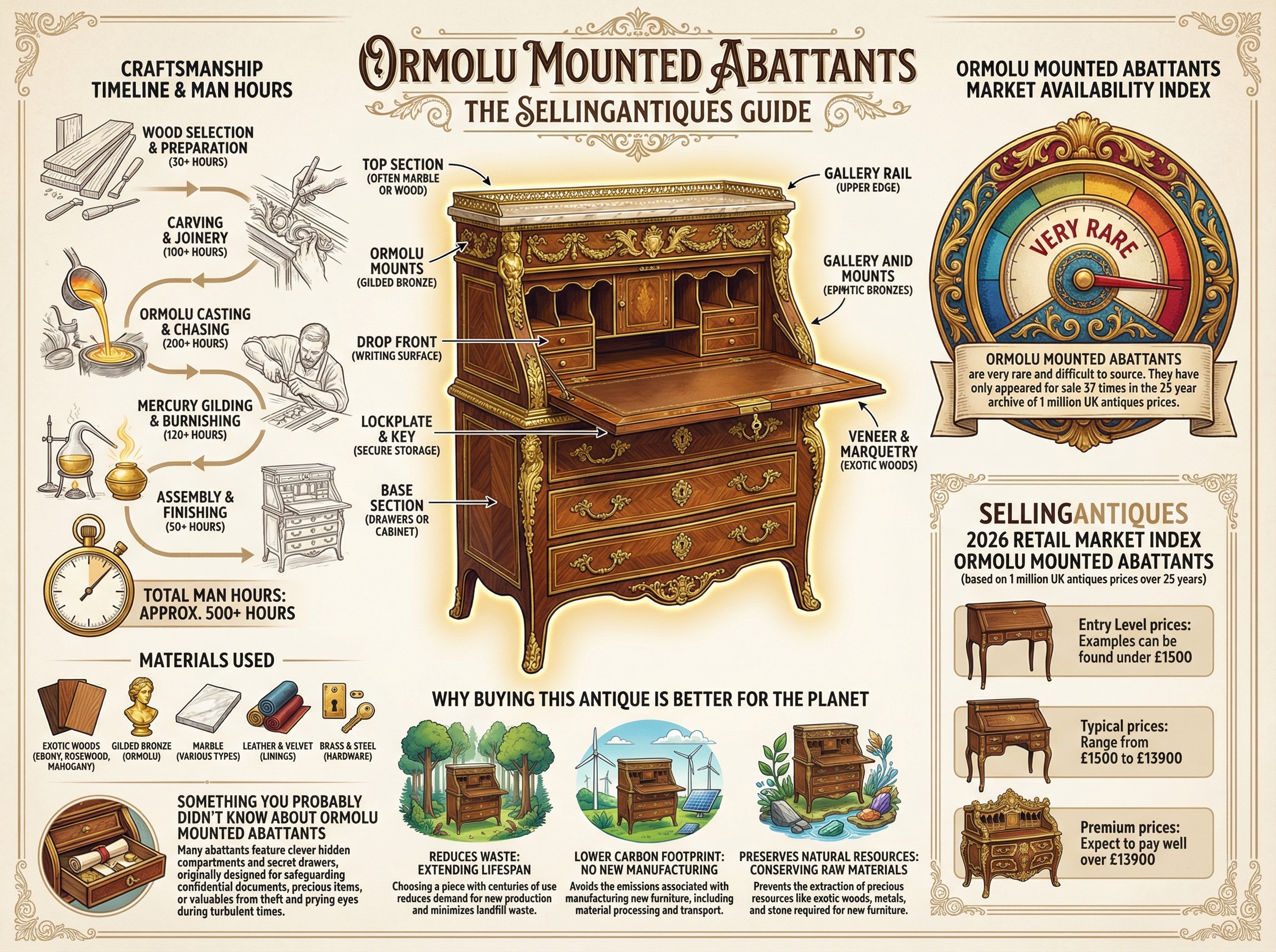 Ormolu Mounted Abattants Guide Infographic