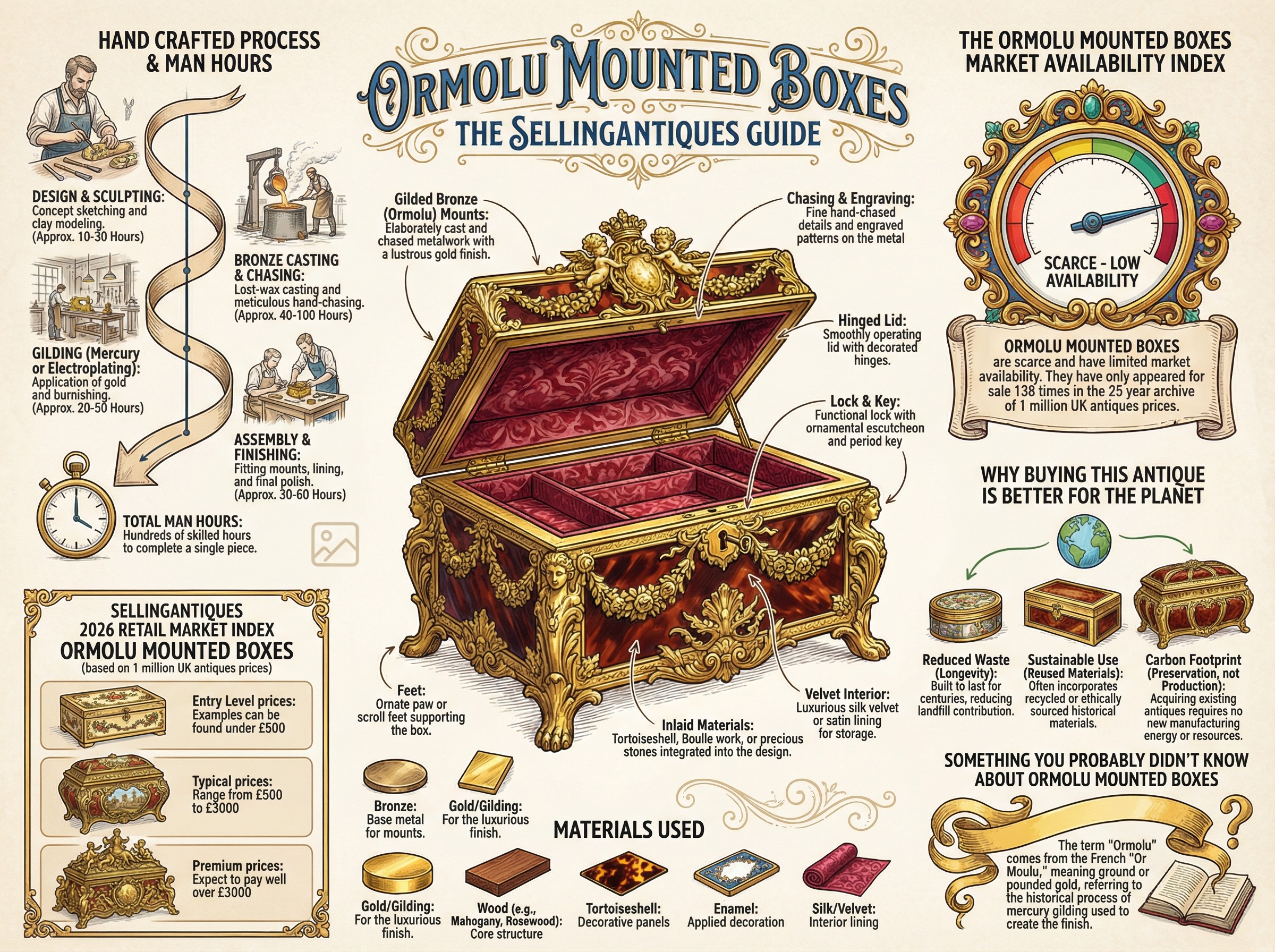 Ormolu Mounted Boxes Guide Infographic