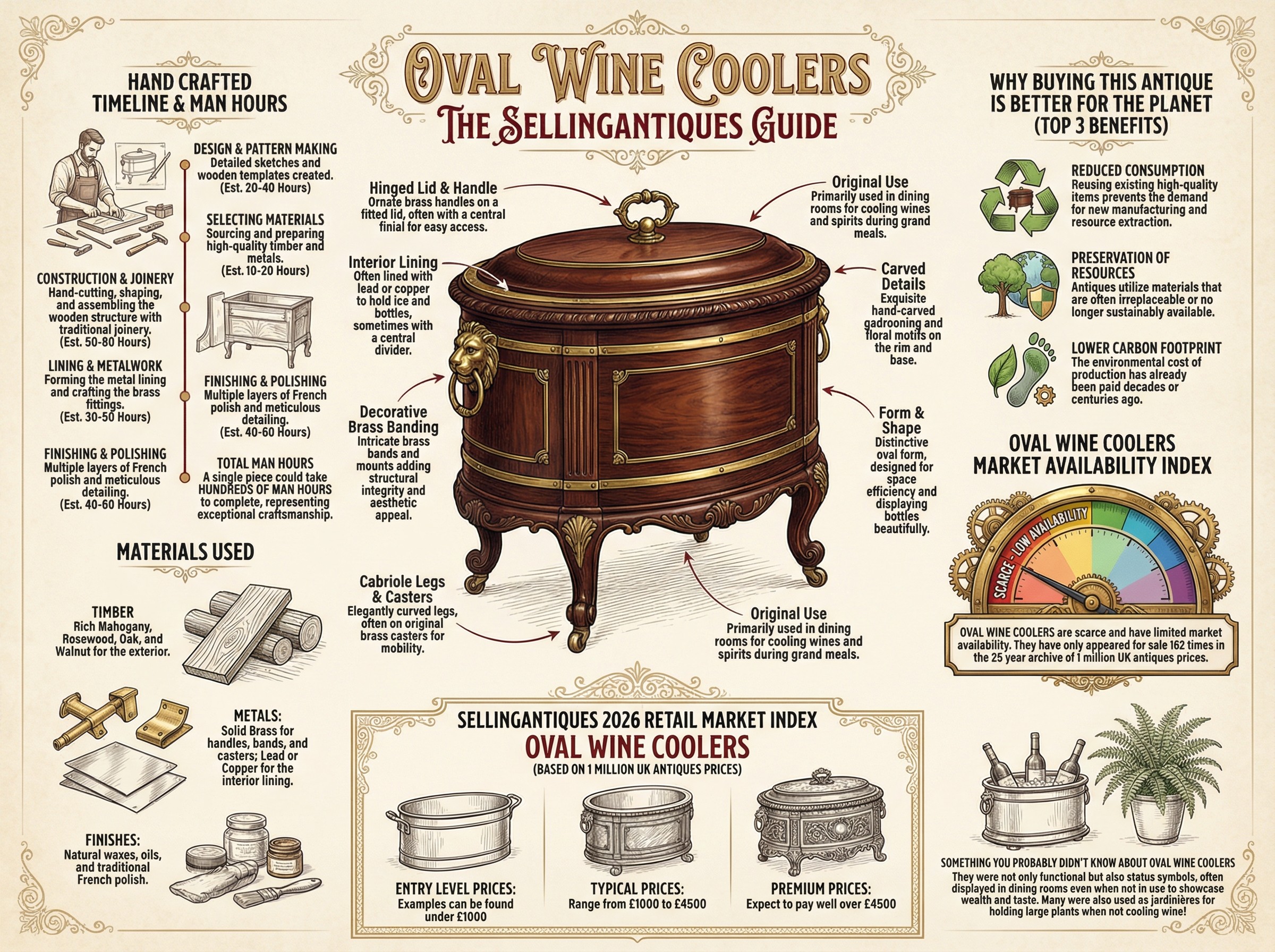 Oval Wine Coolers Guide Infographic