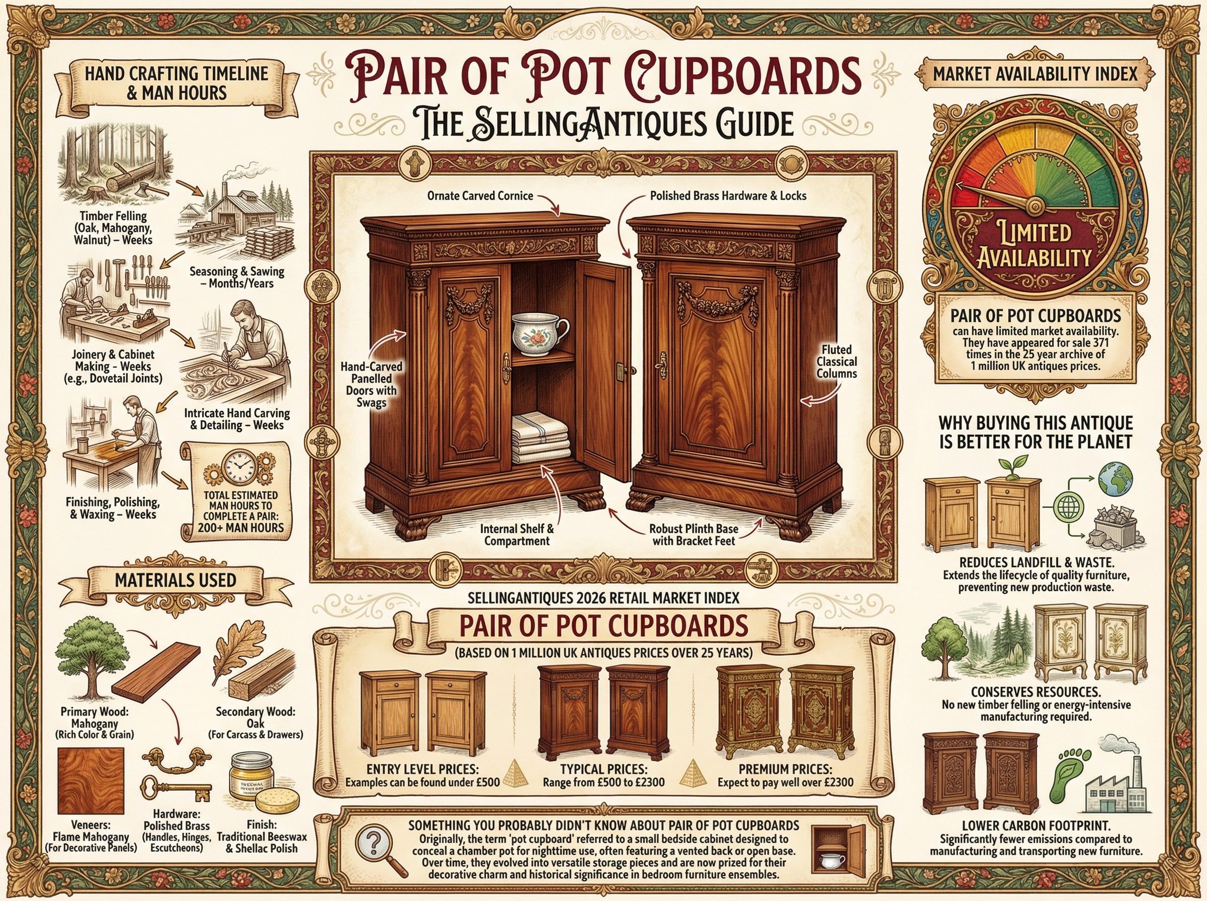Pair Of Pot Cupboards Guide Infographic