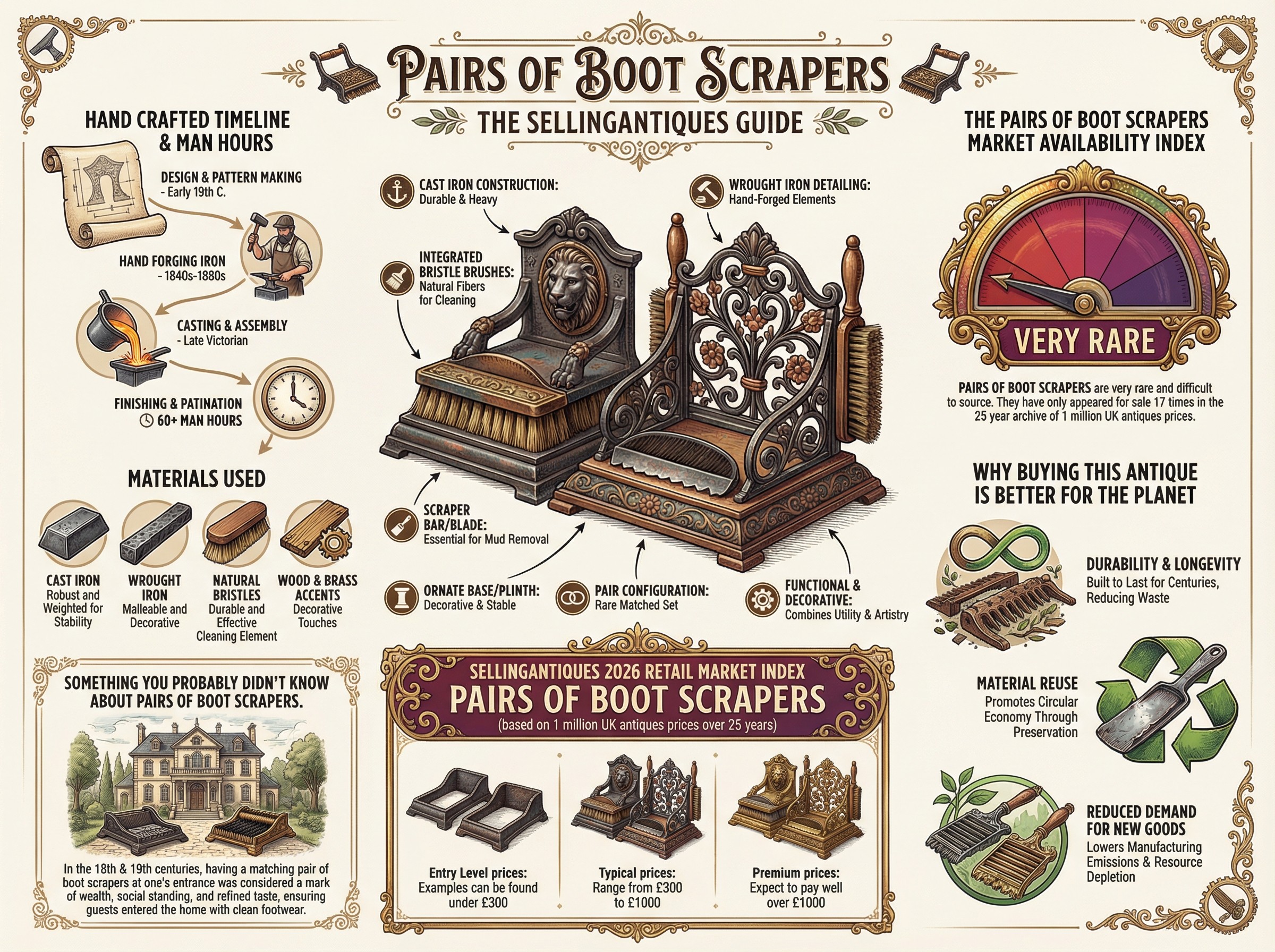 Pairs Of Boot Scrapers Guide Infographic