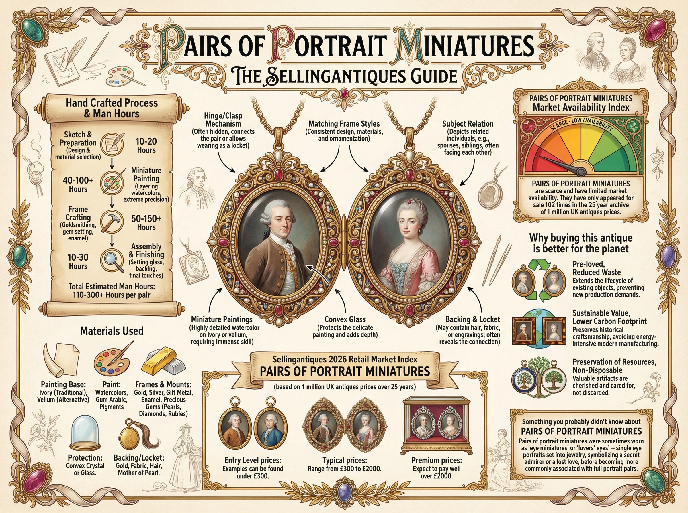 Pairs Of Portrait Miniatures Guide Infographic