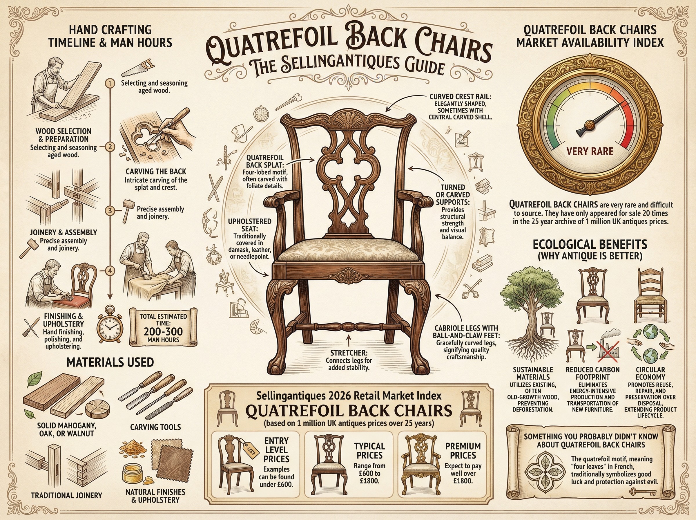 Quatrefoil Back Chairs Guide Infographic