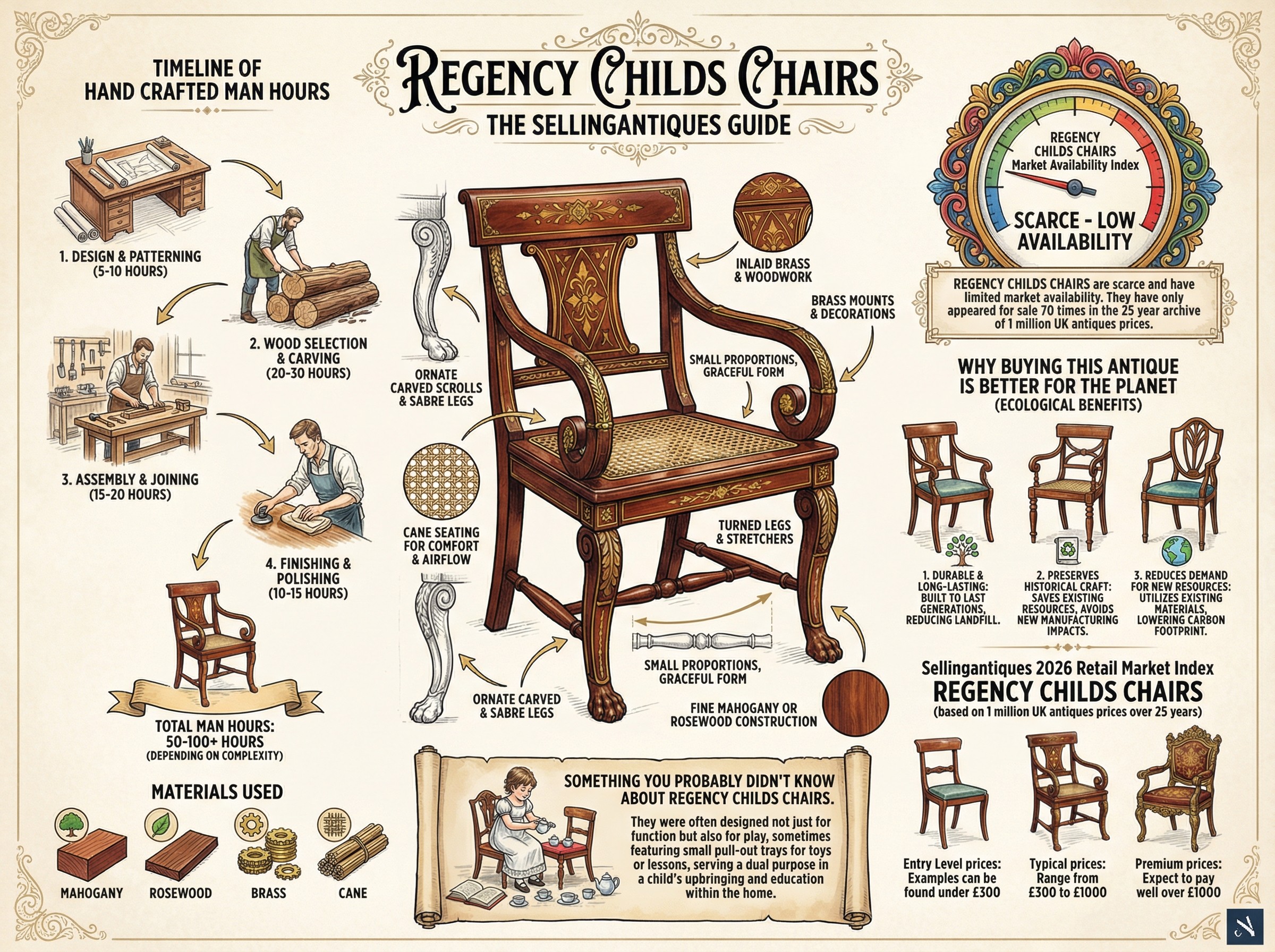 Regency Childs Chairs Guide Infographic