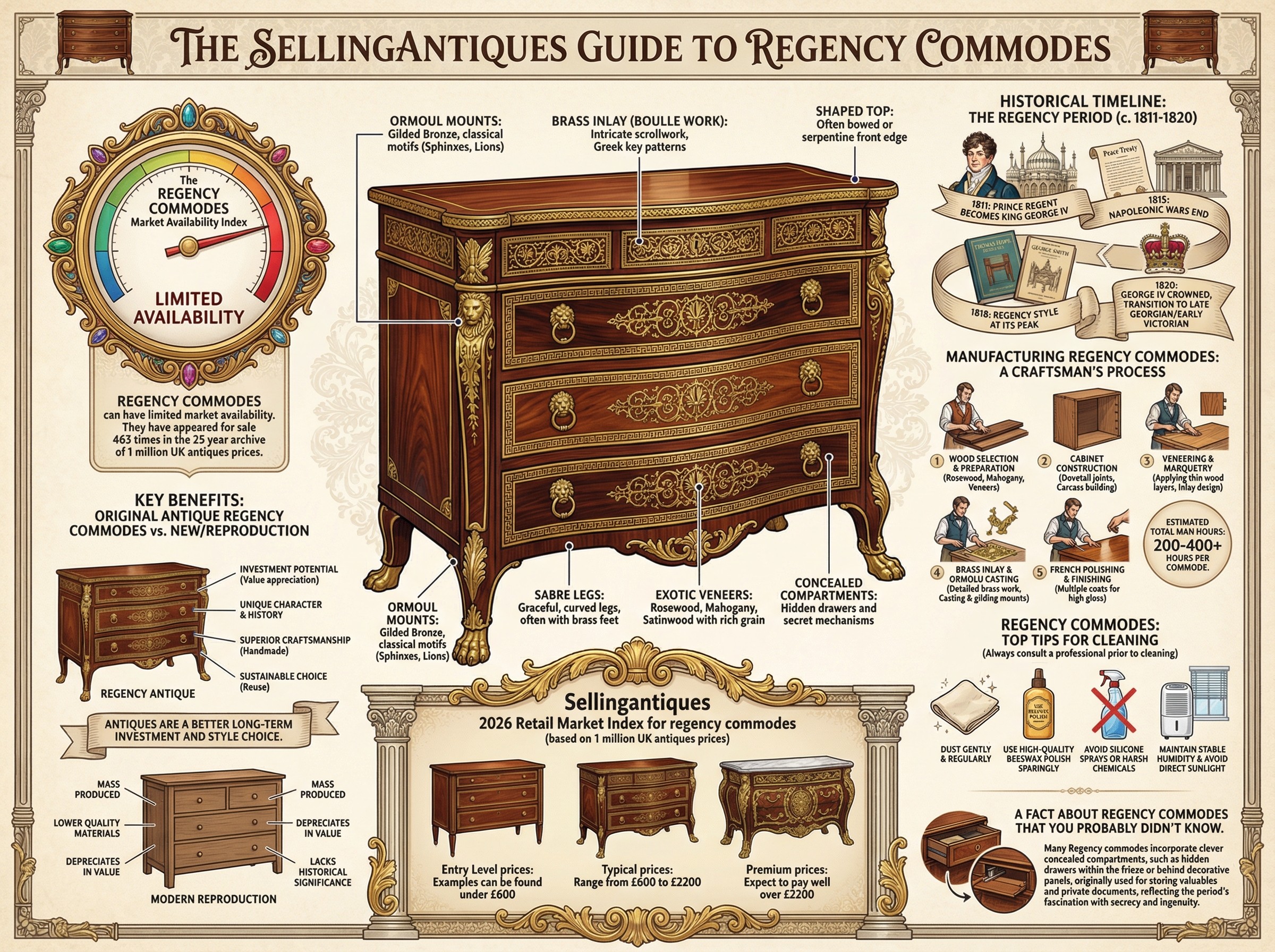 Commodes Example The Sellingantiques Guide to Regency Commodes