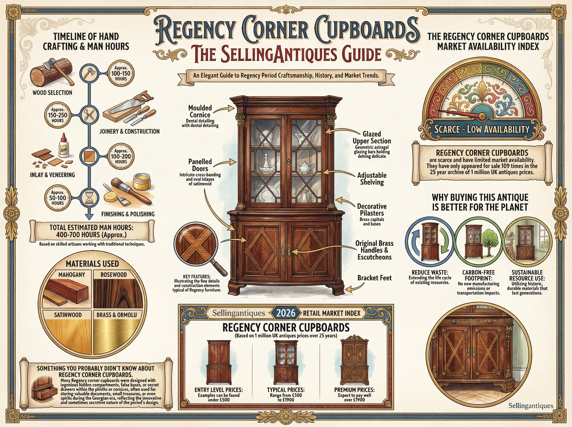 Regency Corner Cupboards Guide Infographic
