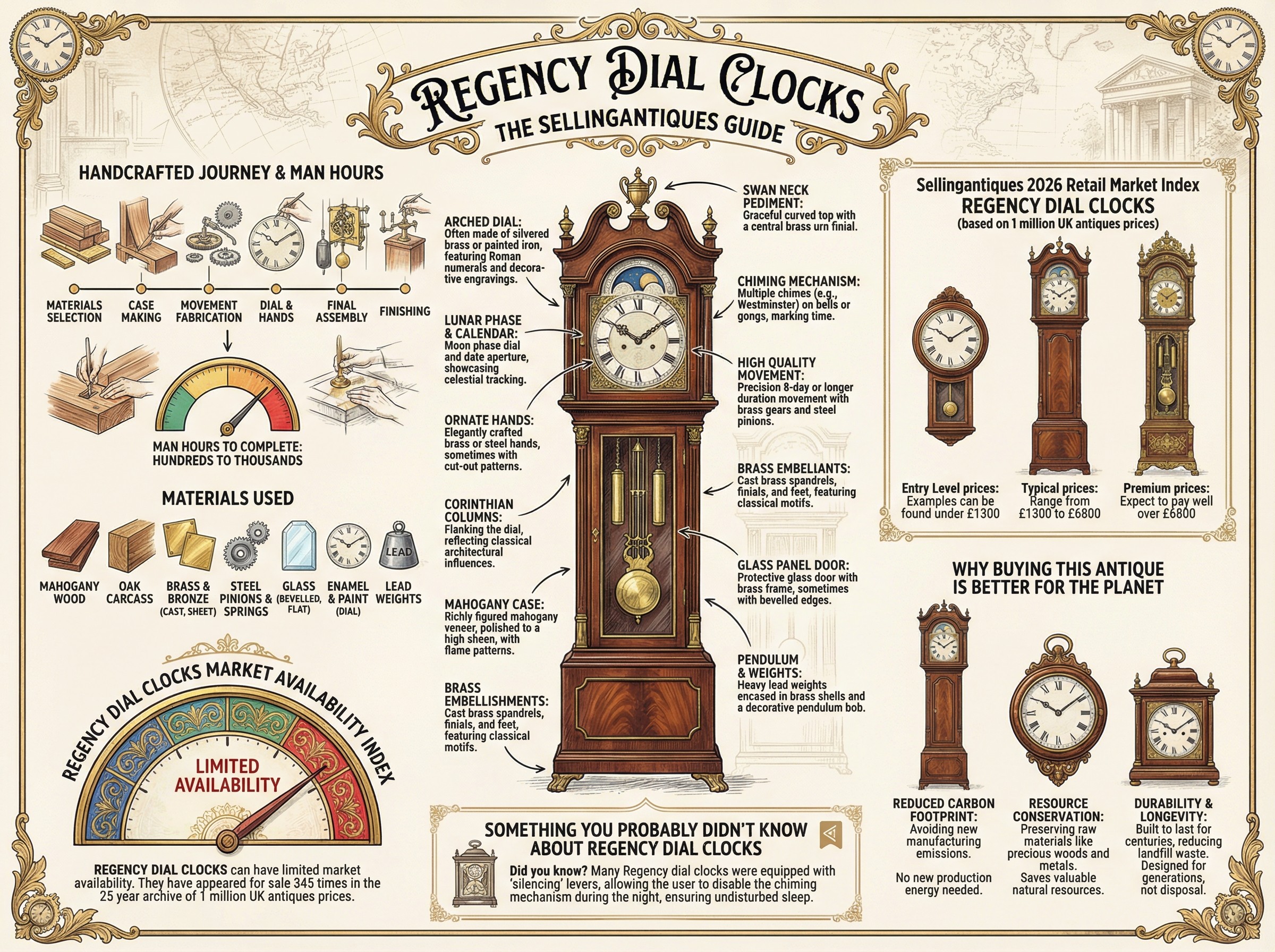 The Sellingantiques Guide to Regency Dial Clocks