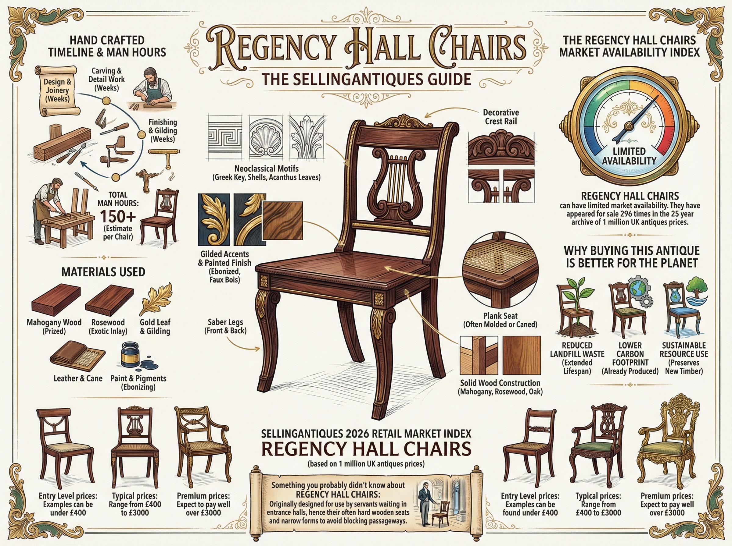 Regency Hall Chairs Guide Infographic