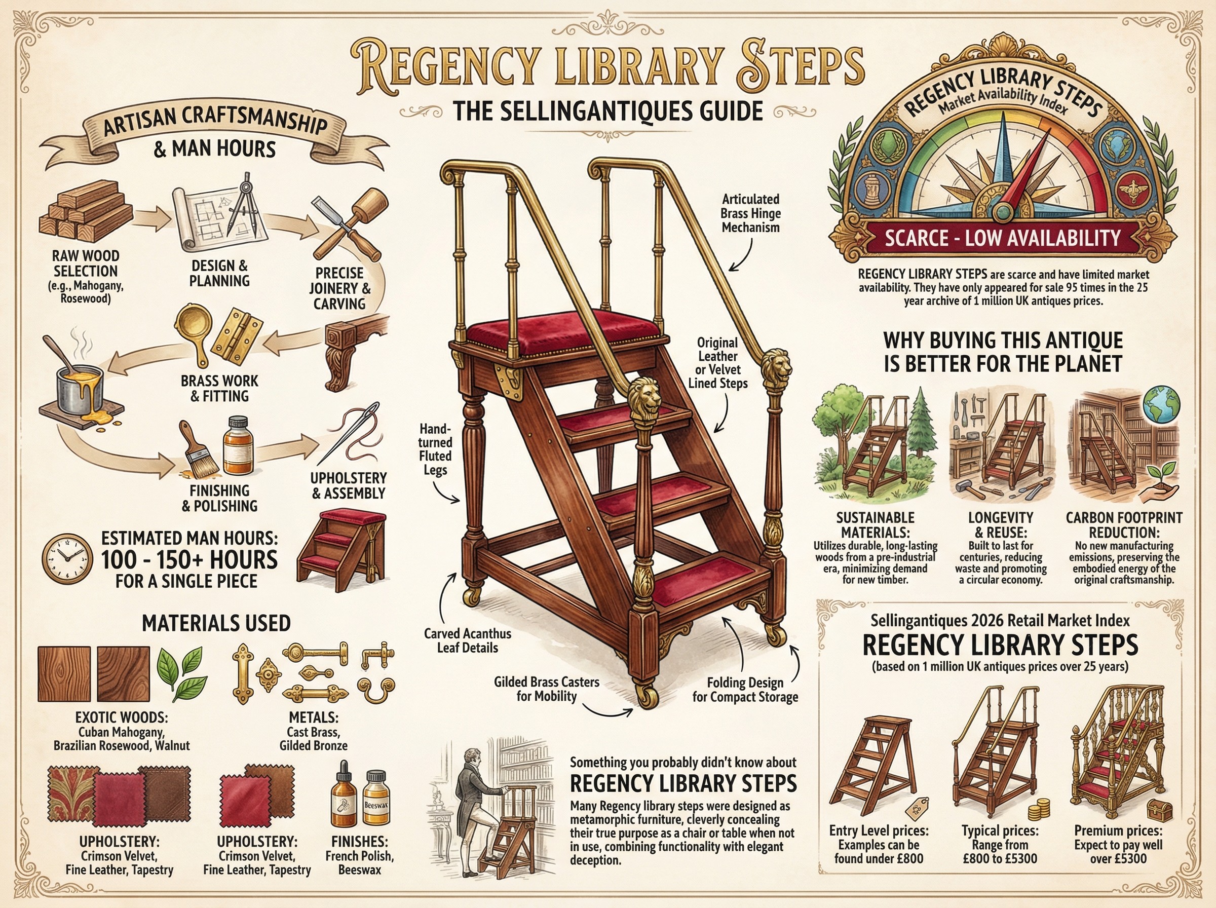 Regency Library Steps Guide Infographic