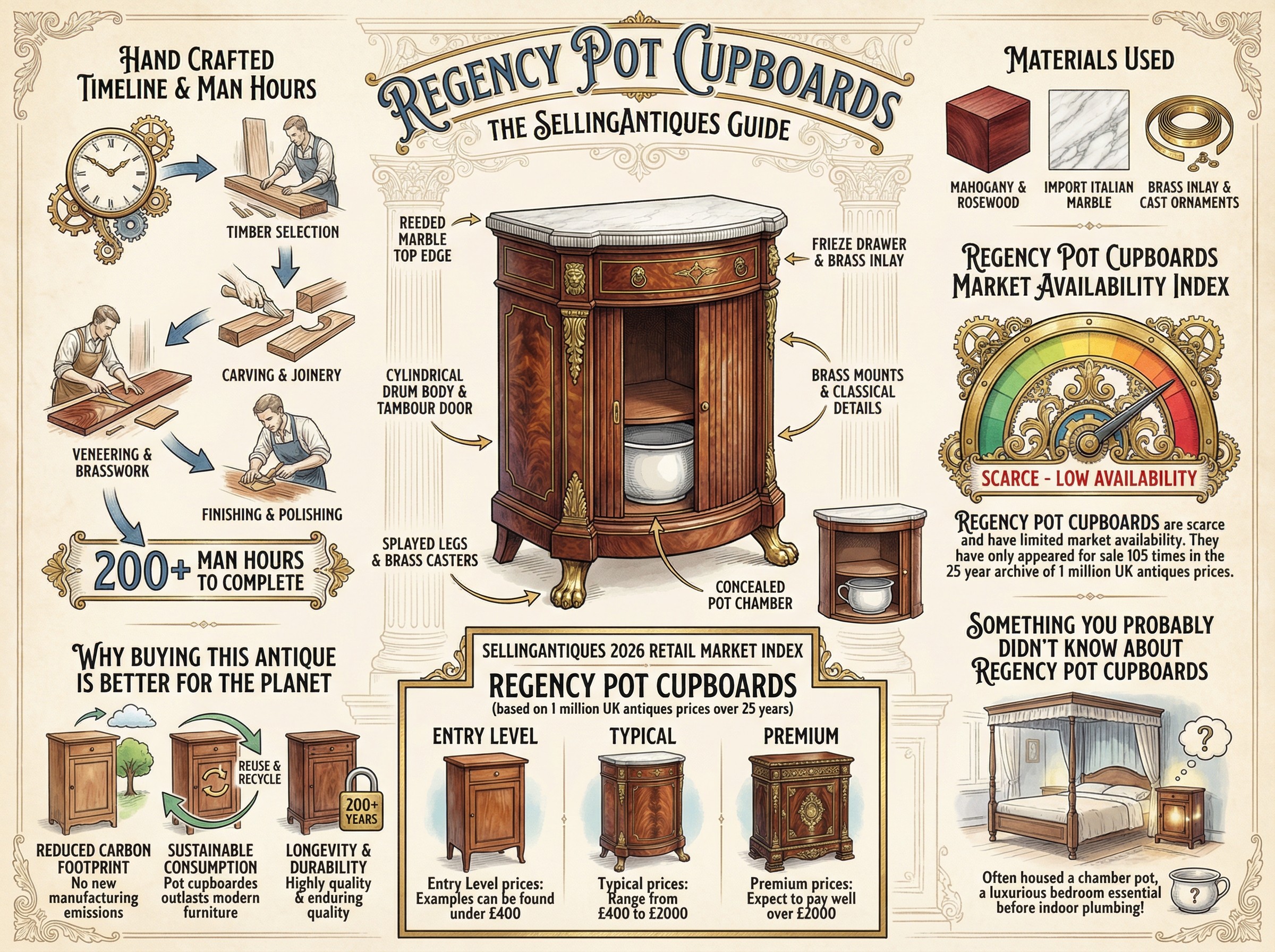 Regency Pot Cupboards Guide Infographic
