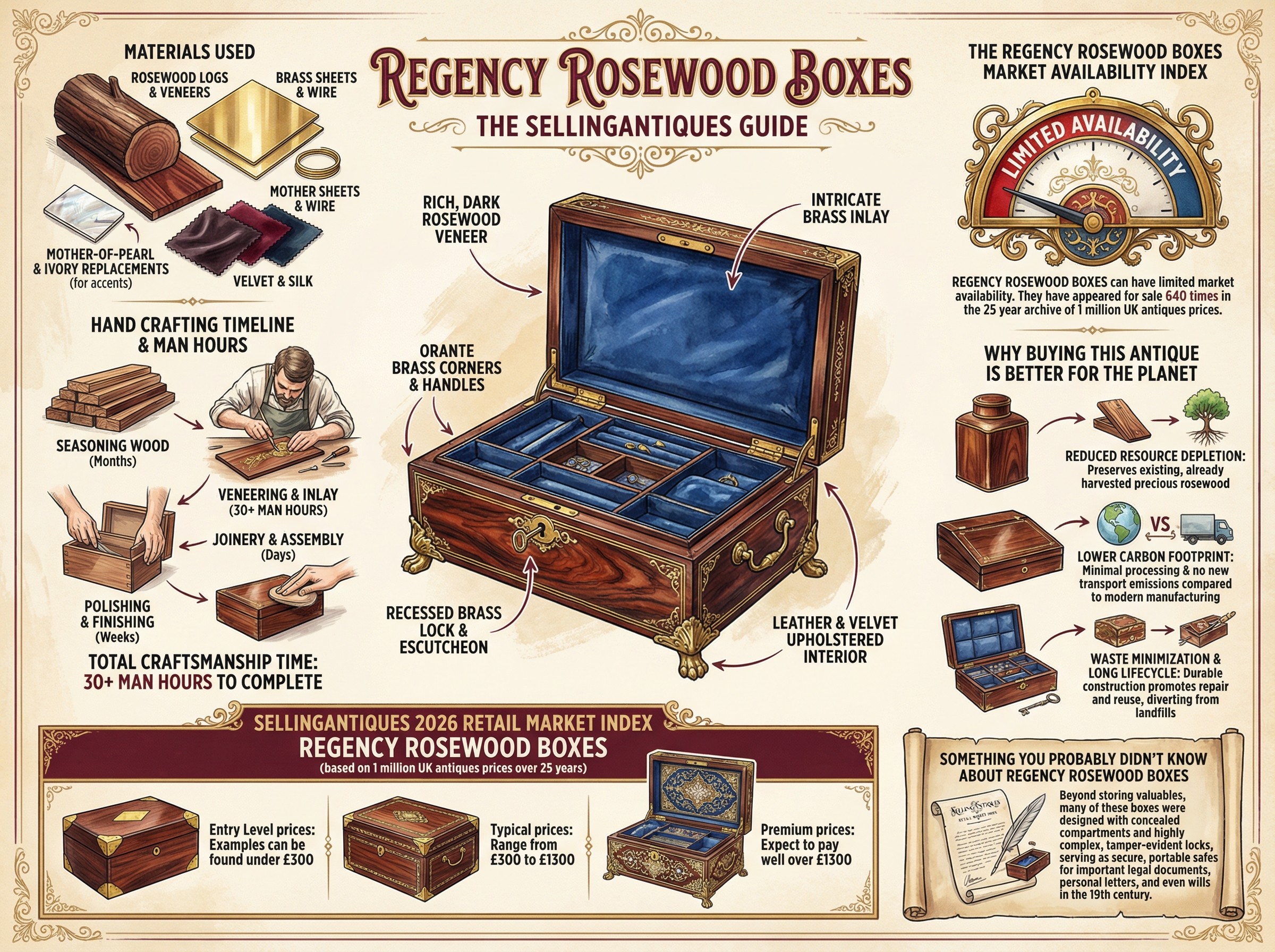 Regency Rosewood Boxes Guide Infographic