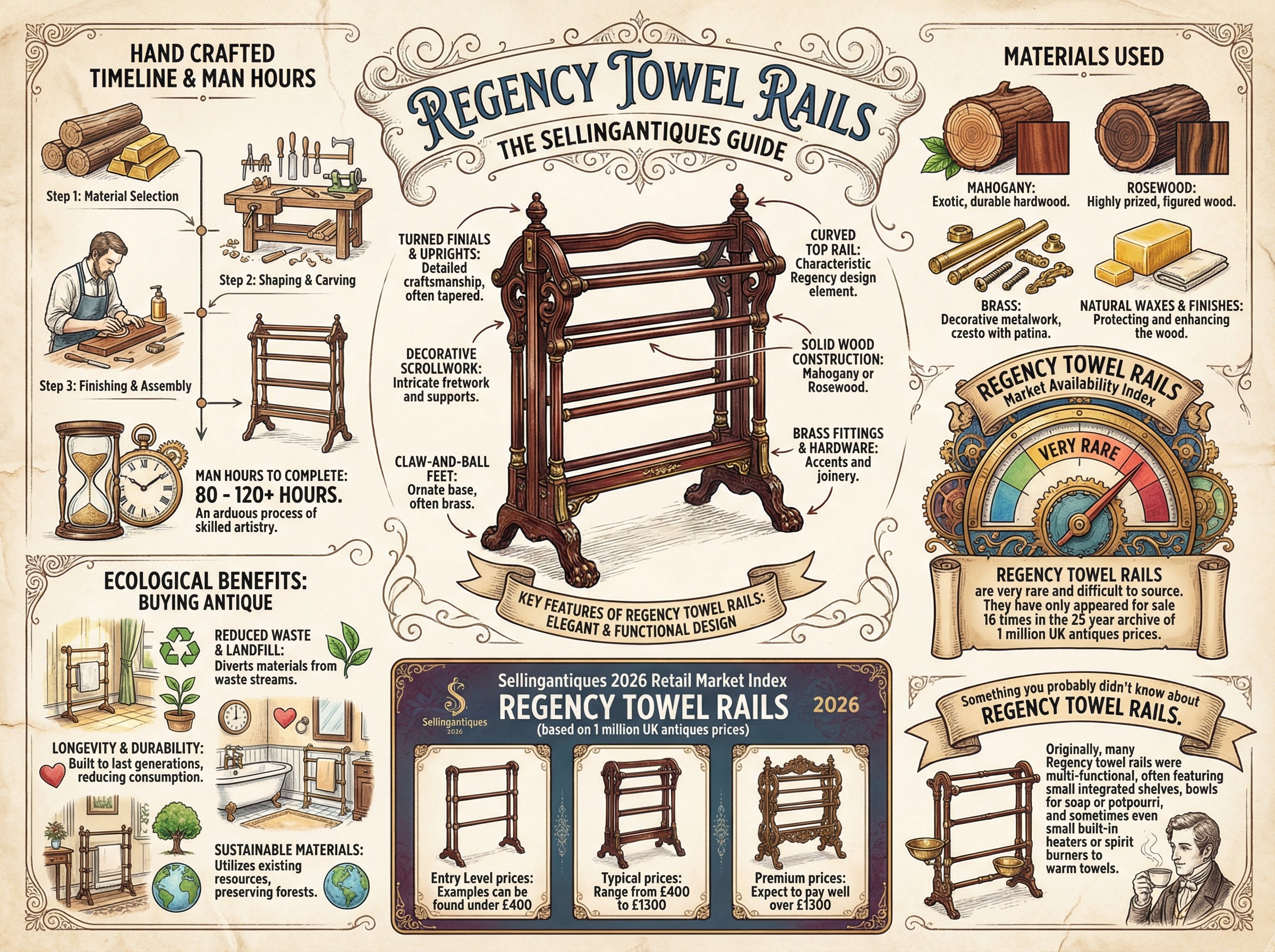 Regency Towel Rails Guide Infographic