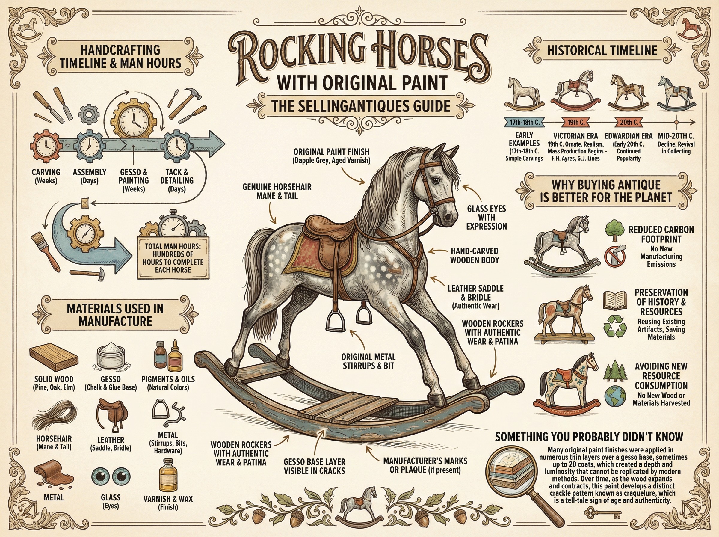 Rocking Horses With Original Paint Guide Infographic